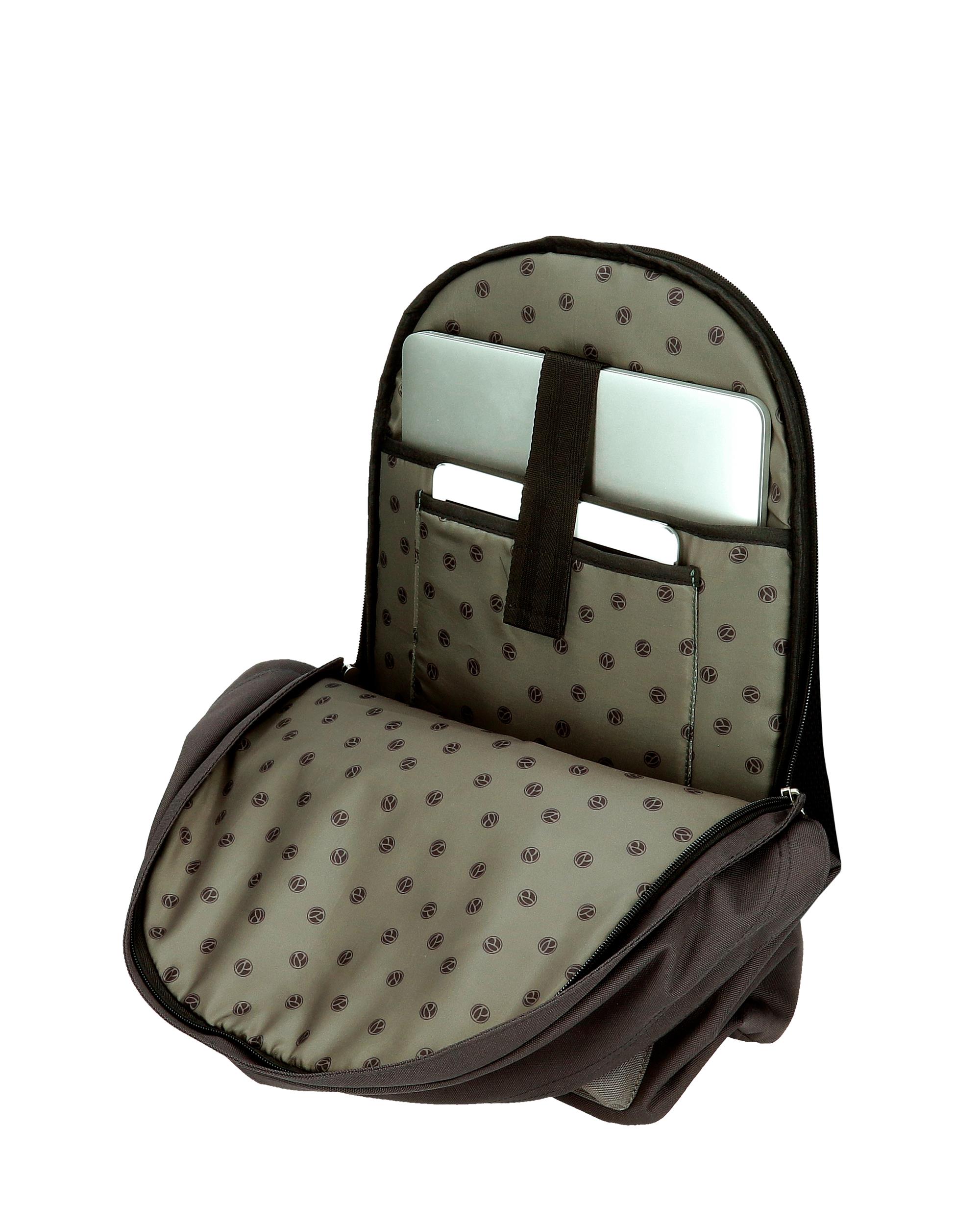 Mochila Escolar Cody com Porta Computador Dois Compartimentos Adaptável a Carro Preto-3