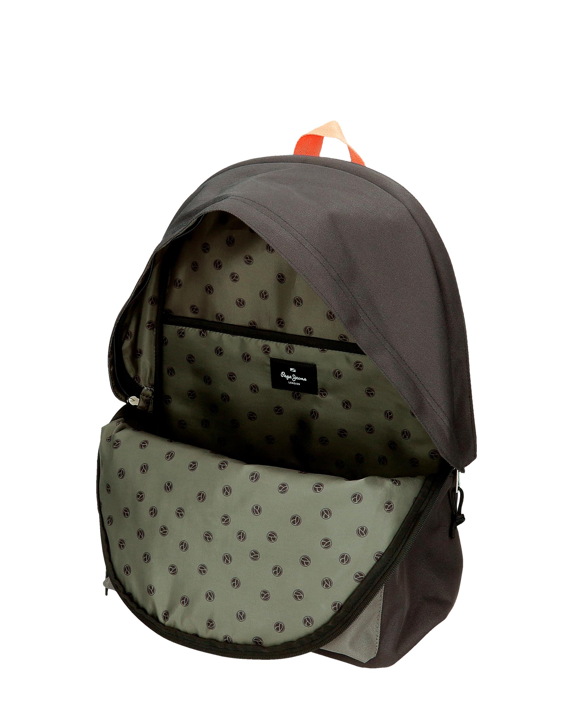 Mochila Escolar Cody com Porta Computador Dois Compartimentos Adaptável a Carro Preto-4
