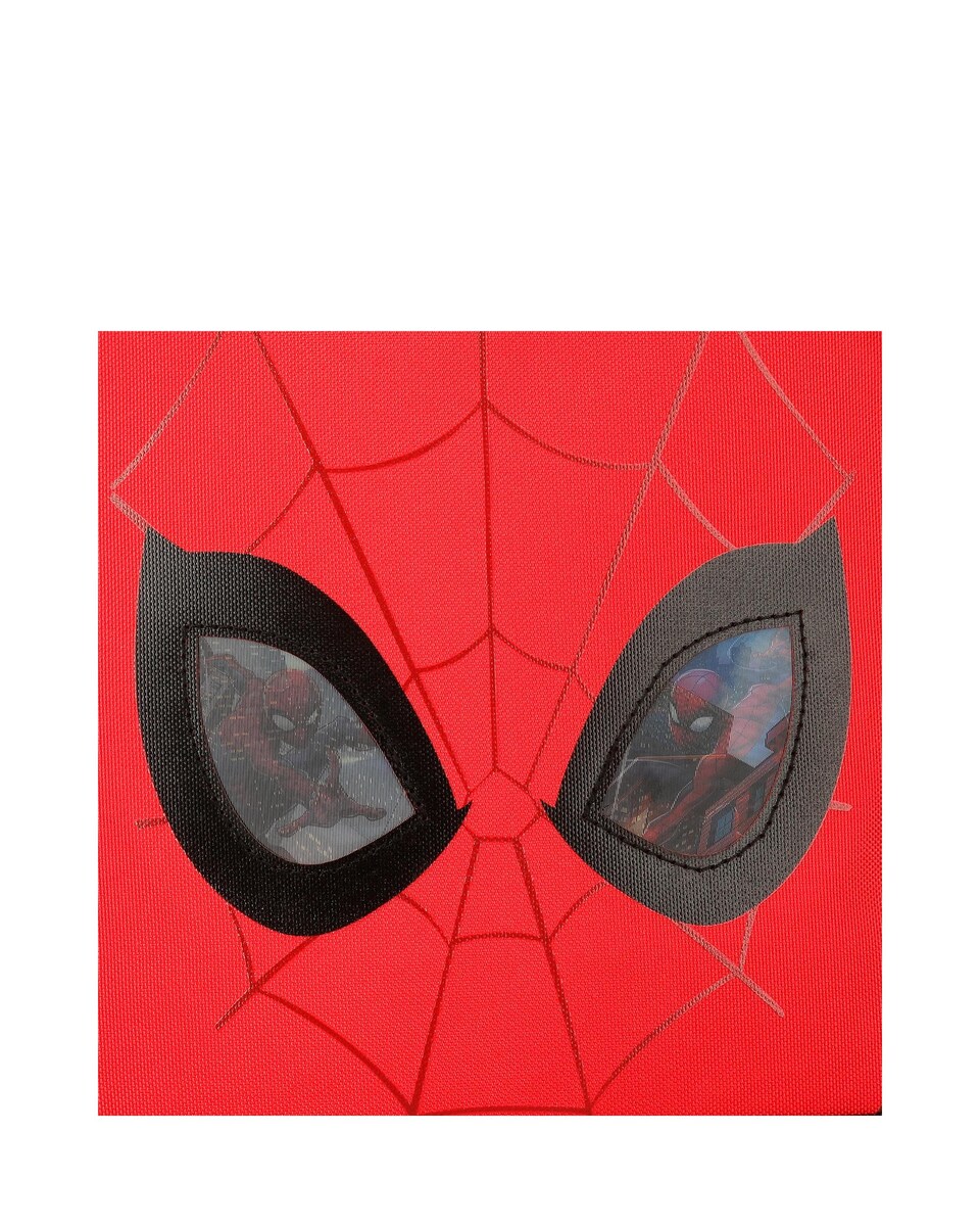 Mochila Infantil com Porta Chupeta Spiderman Protector 25 Cm com Trolley Vermelho-6