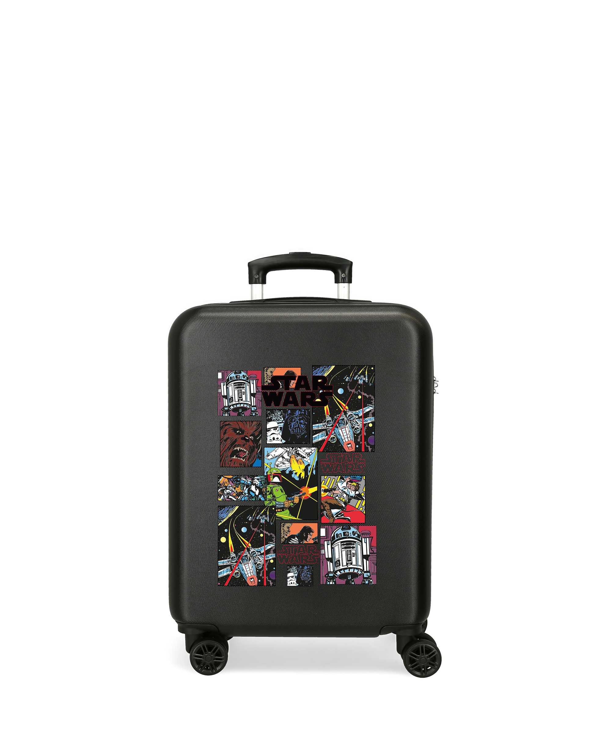 Mala de Cabine Galactic Team Rígida com Capacidade de 34l em Preto Preto-1