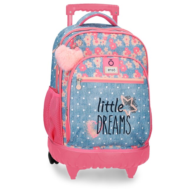 Imagem 0 de Mochila 2 Rodas Little Dreams com Bolsos Laterais