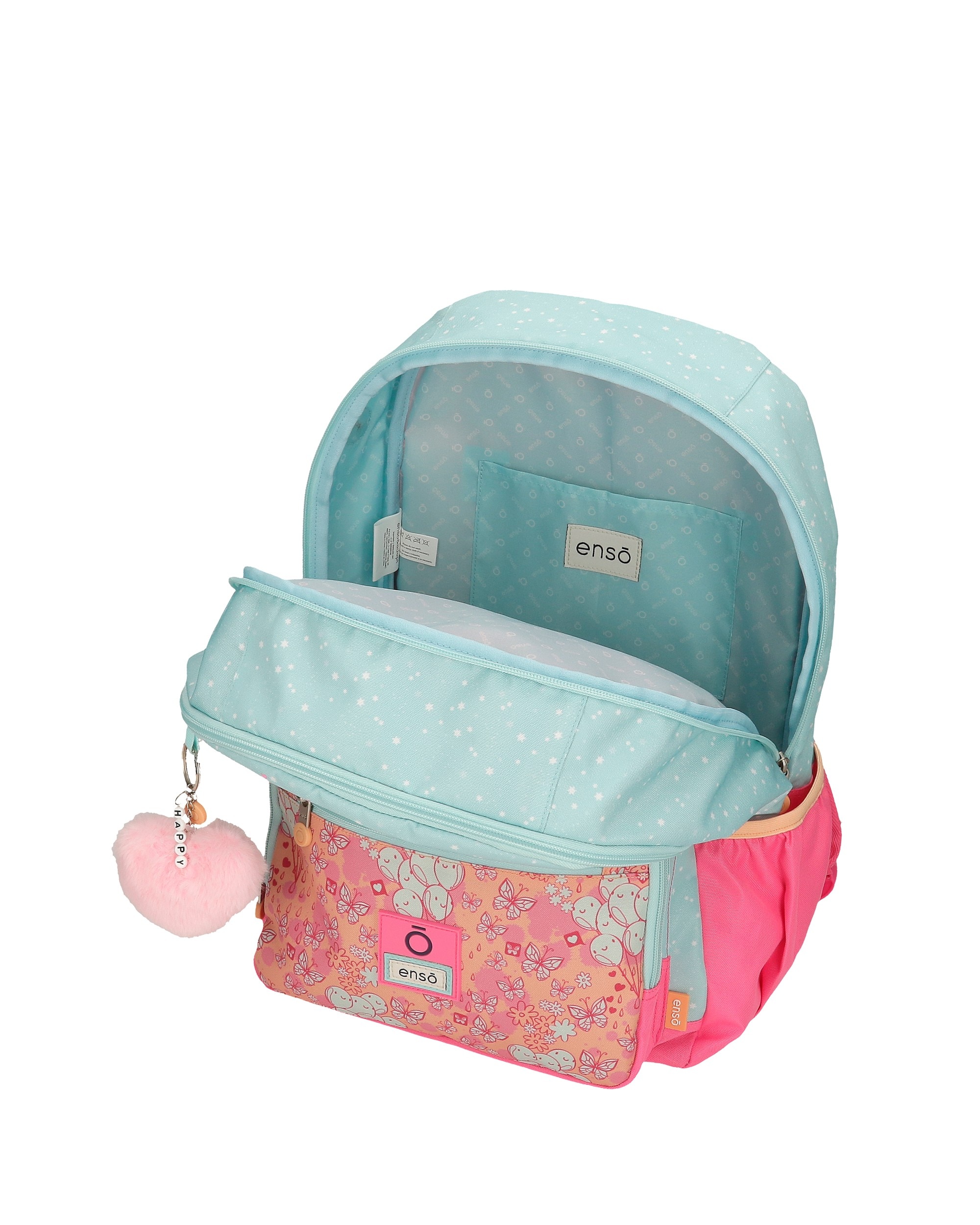 Mochila Duplo Compartimento Enso Ballons Adaptável Multicolor-4