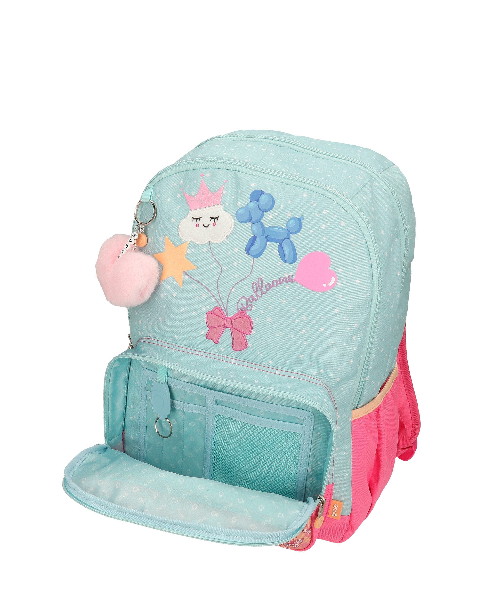 Mochila Duplo Compartimento Enso Ballons Adaptável Multicolor-5