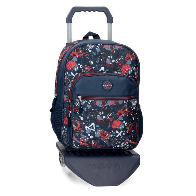 Imagem 0 de Mochila Escolar Movom Free Time Infantil com Trolley 38 Cm