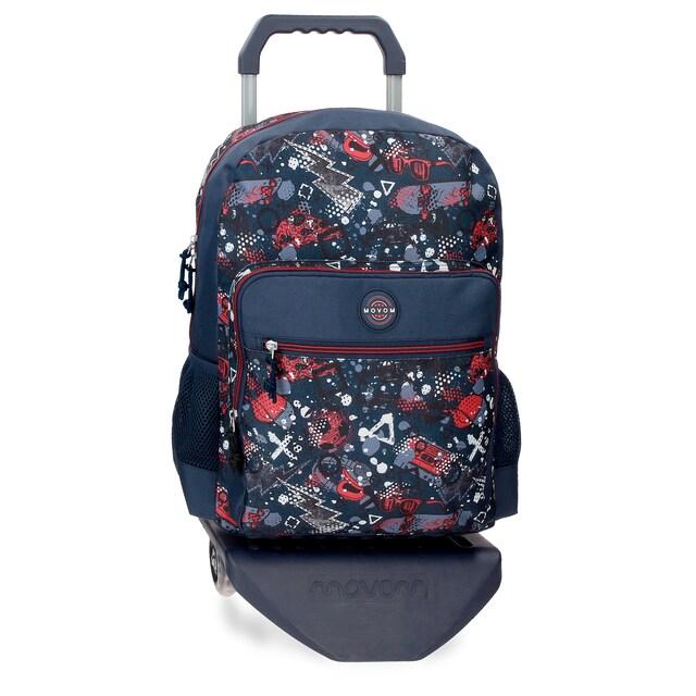 Imagem 0 de Mochila Escolar Movom Free Time Infantil com Trolley 42 Cm