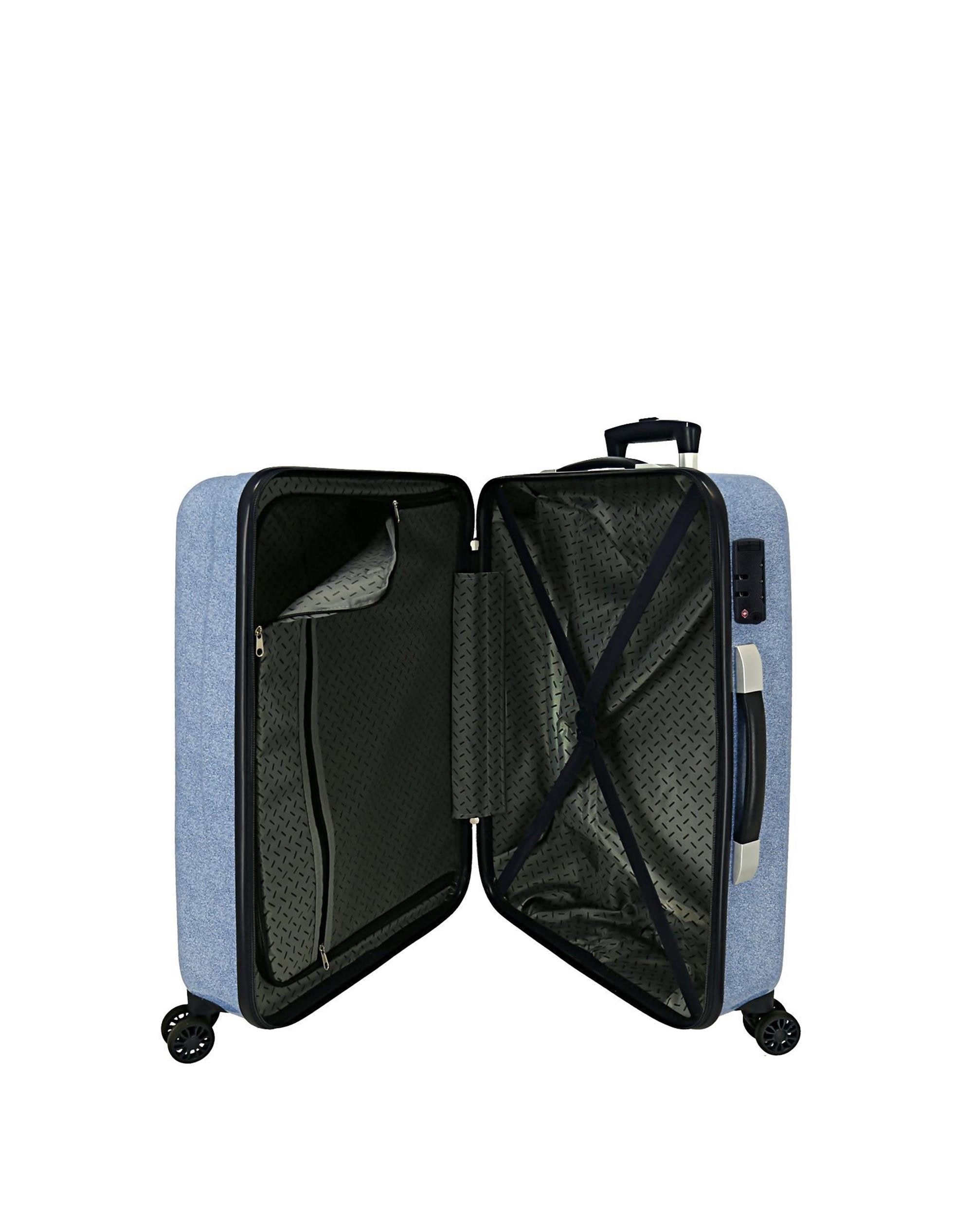 Mala Média Movom Peace Rígida com Capacidade de 70l Azul-5
