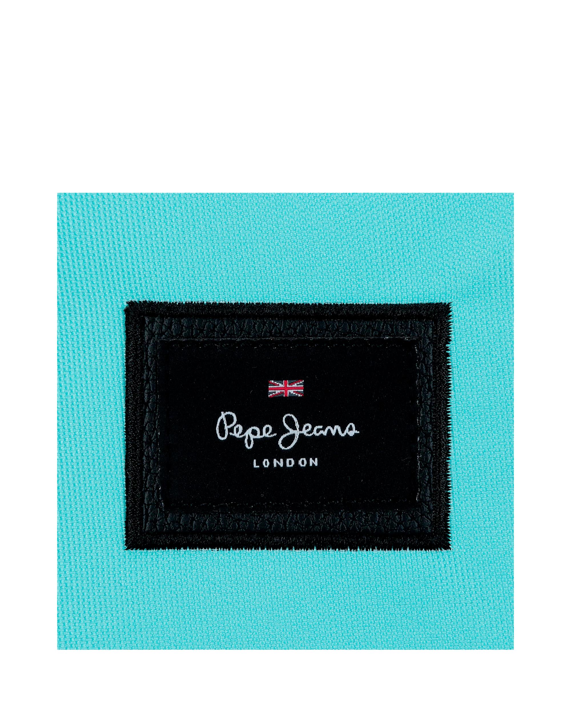 Estojo Pepe Jeans Aris Colorful Três Compartimentos Aguamar Verde-5