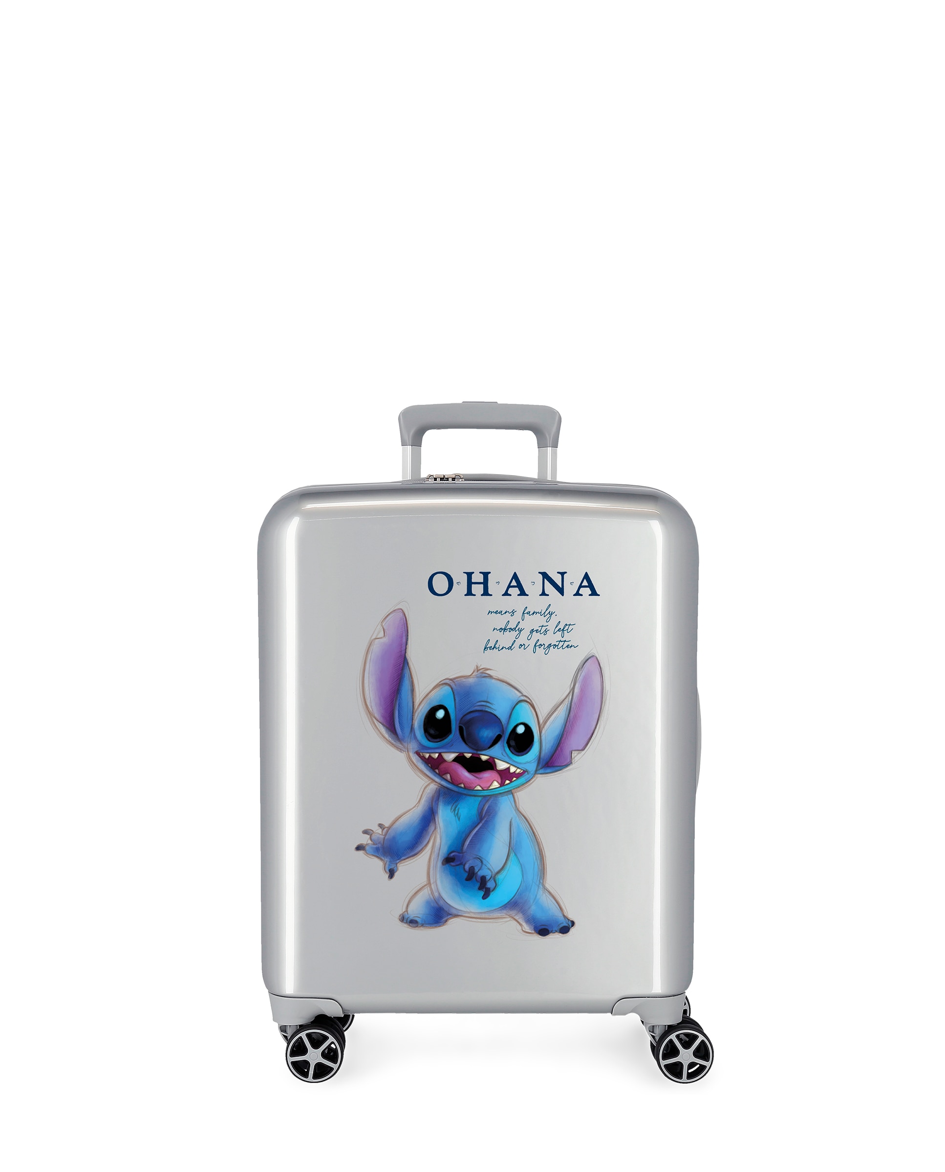 Imagem 0 de Mala de Cabine Disney Stitch com Capacidade de 38 L em Prateado
