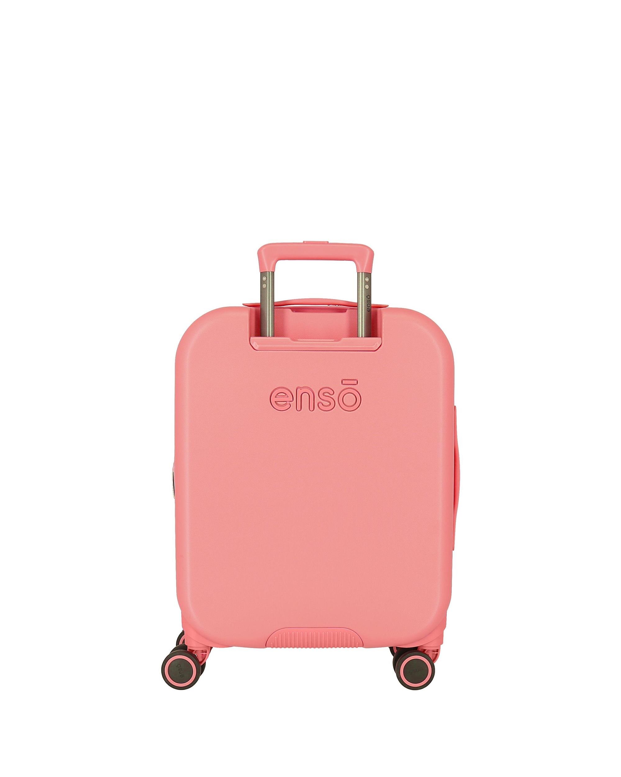 Mala de Cabine com Expansível Happiness com Capacidade de 37 L Rosa-3