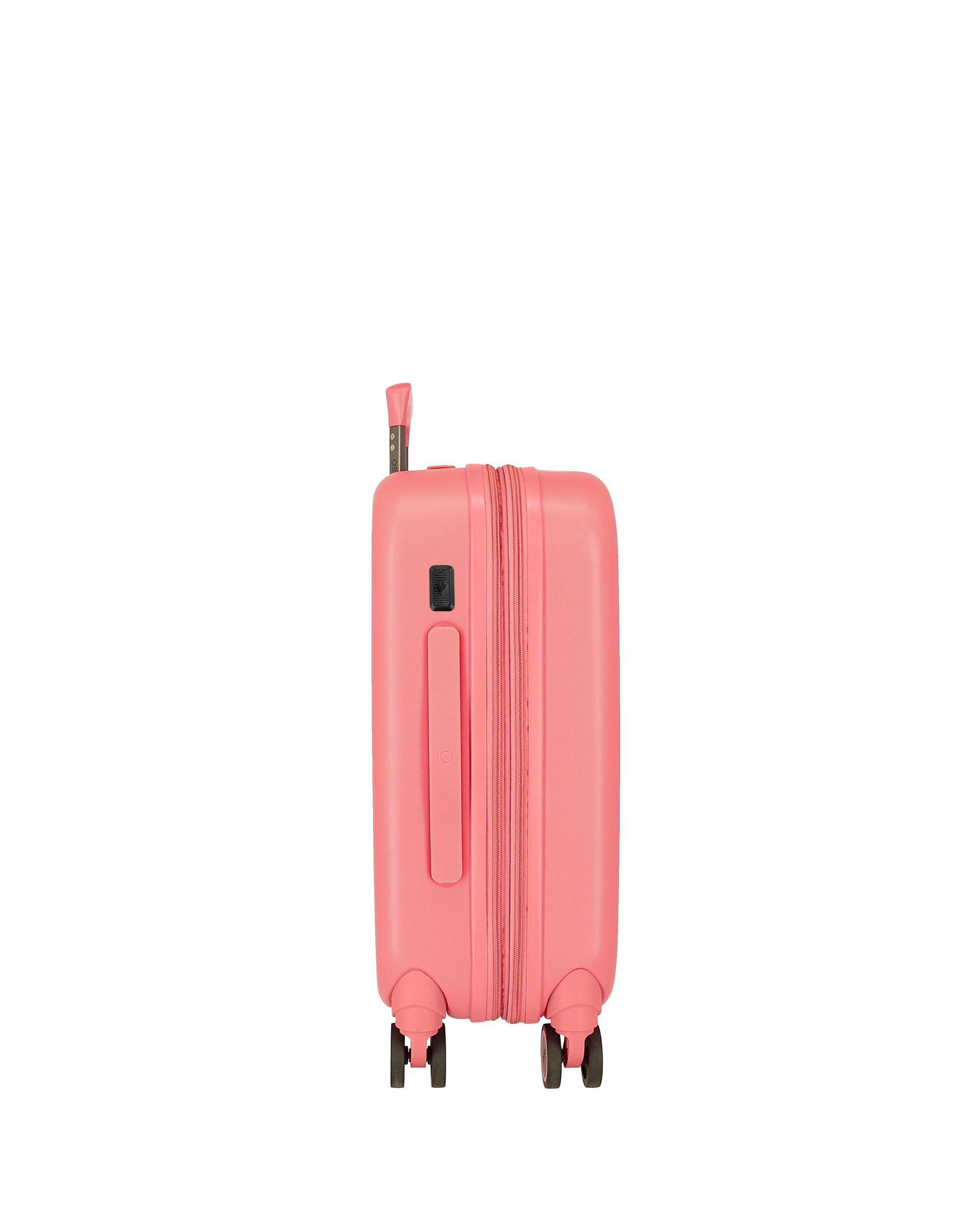 Mala de Cabine com Expansível Happiness com Capacidade de 37 L Rosa-4