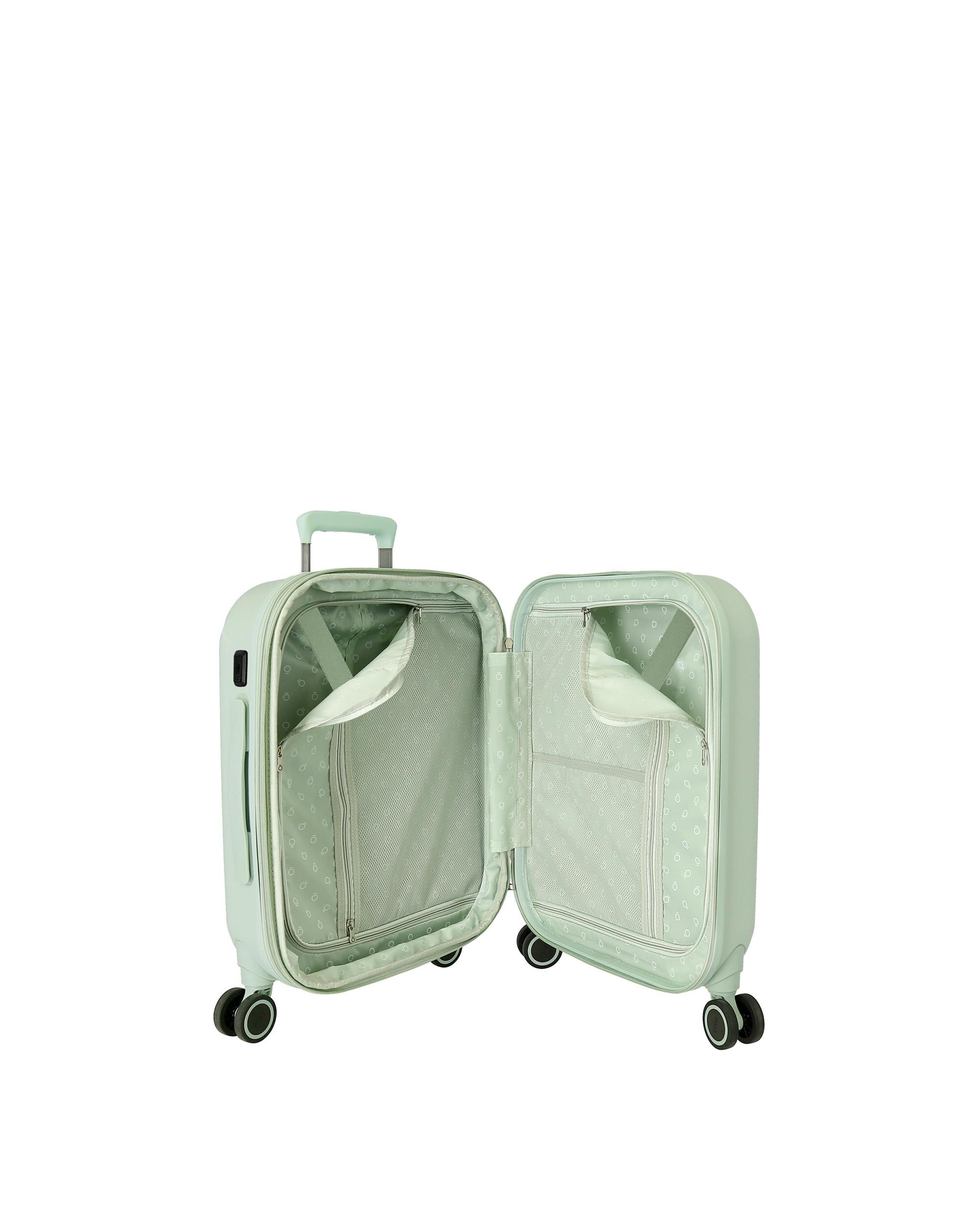 Mala de Cabine com Expansível Happiness com Capacidade de 37 L Verde-5