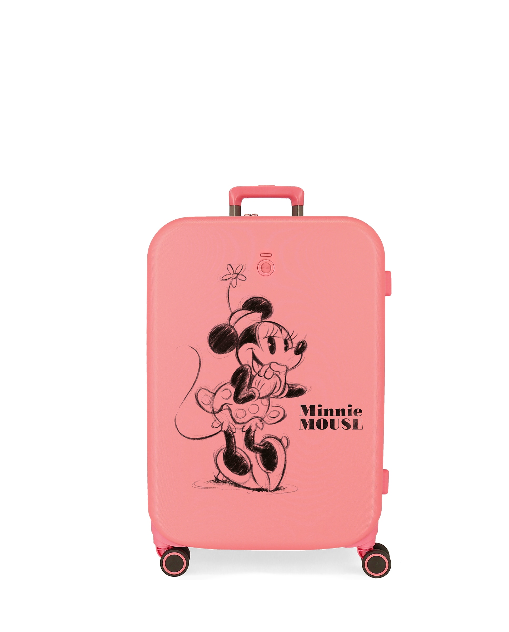 Mala Média com Expansível Happiness com Capacidade de 79 L Rosa-1