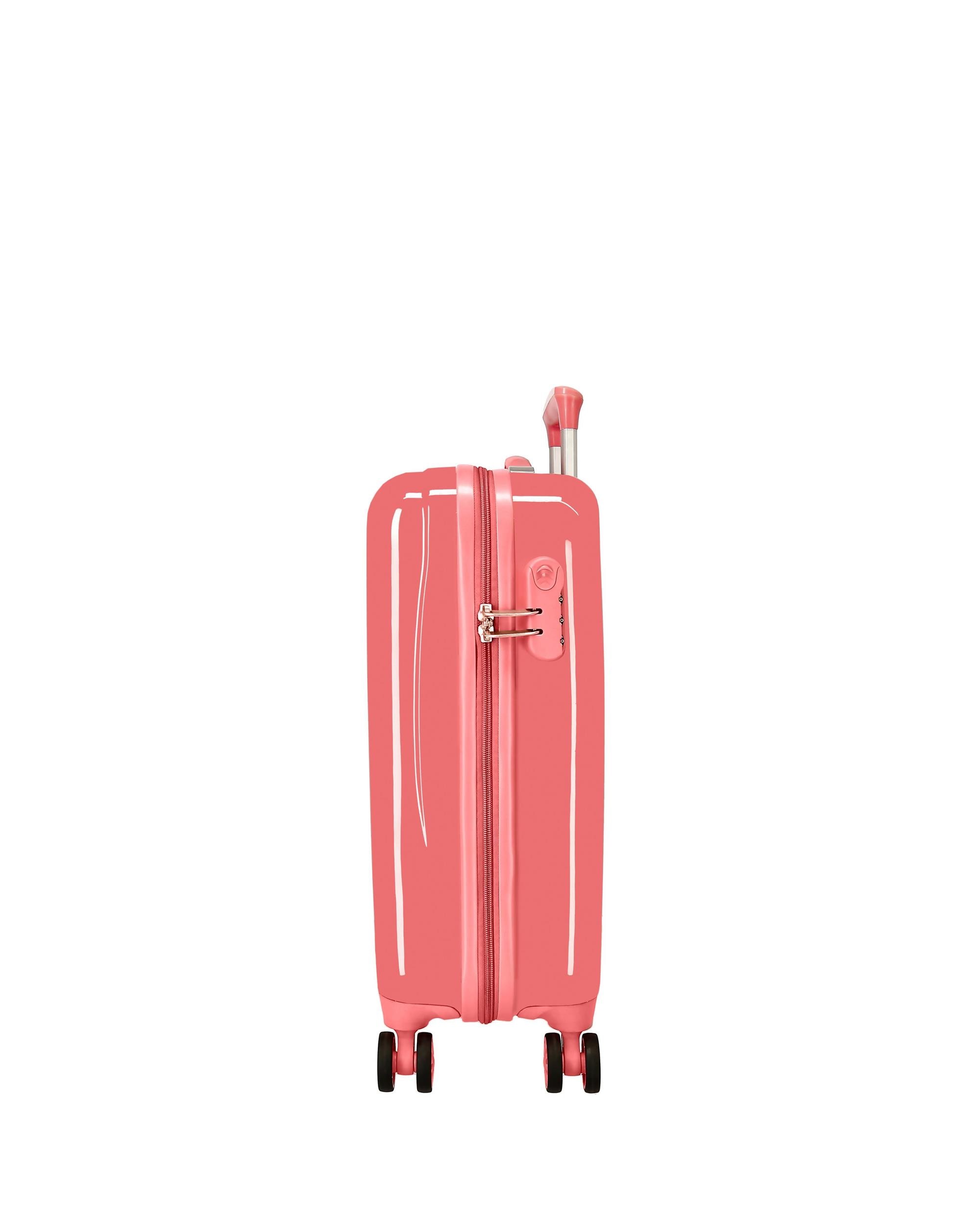 Mala de Cabine Infantil Mickey 3d com Capacidade de 34 L Rosa-4