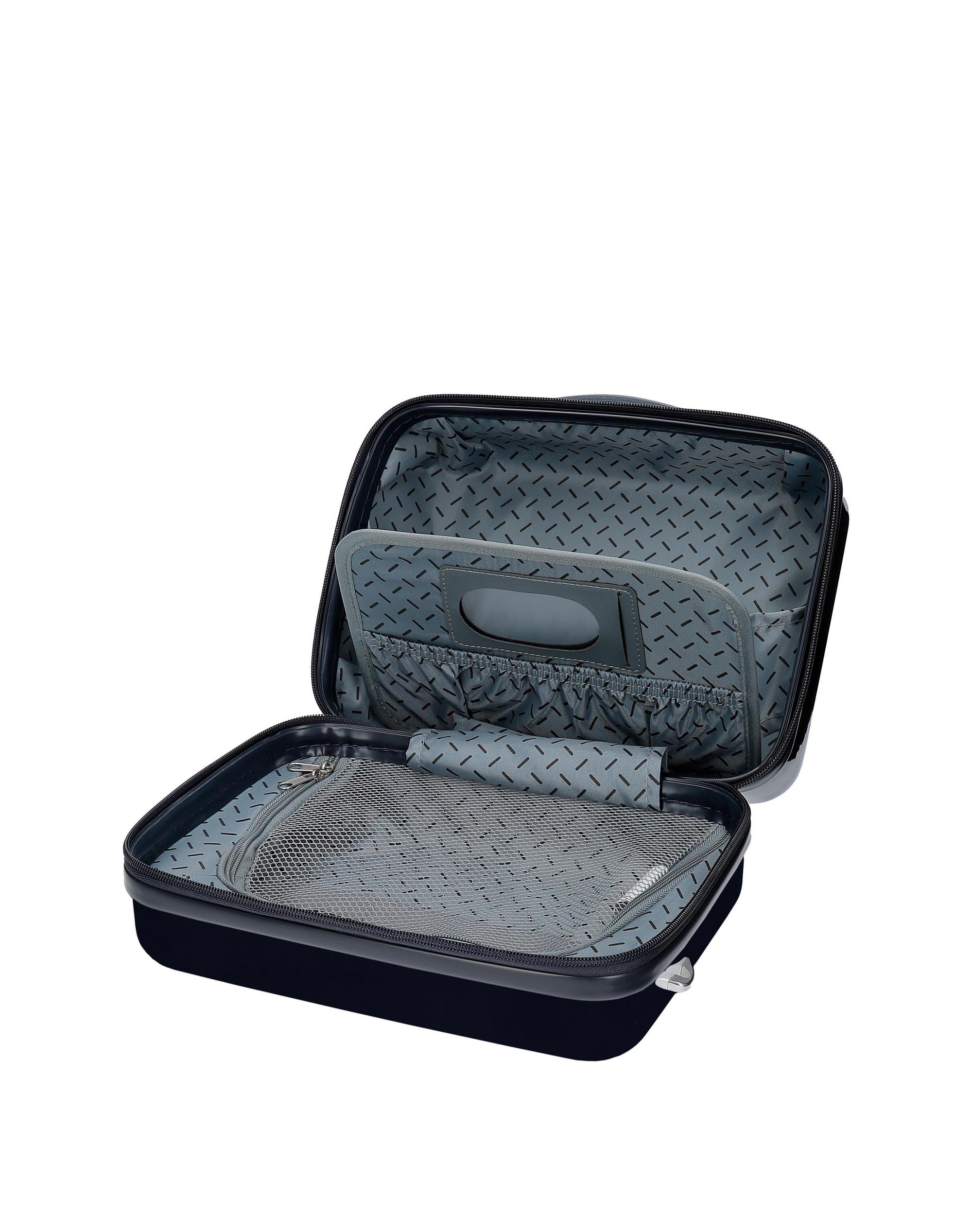 Necessaire Mickey Italy Rígido com Capacidade de 9l Azul-5