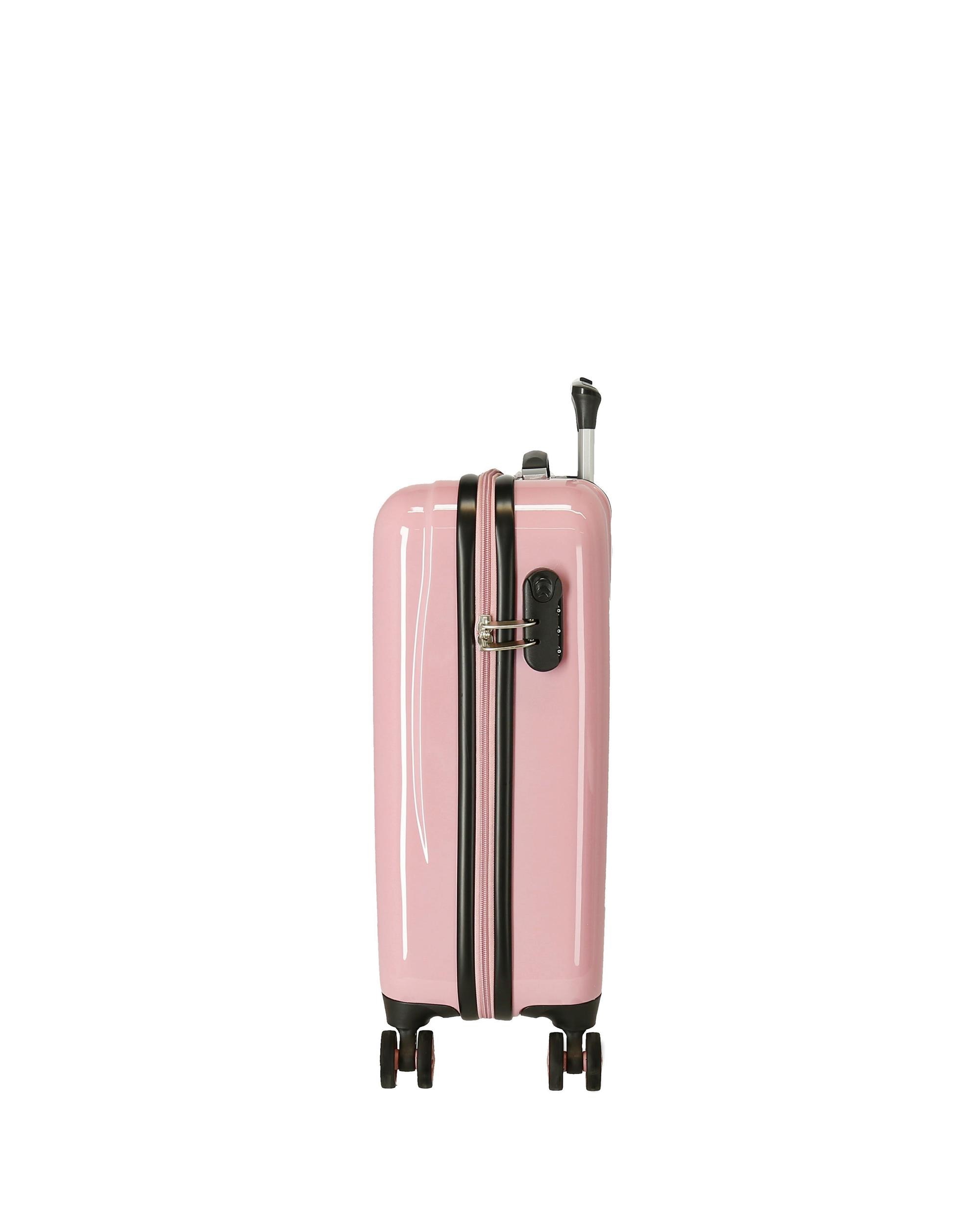 Mala de Cabine Infantil Minnie The Sound Of Nature com Capacidade de 34l Rosa-2