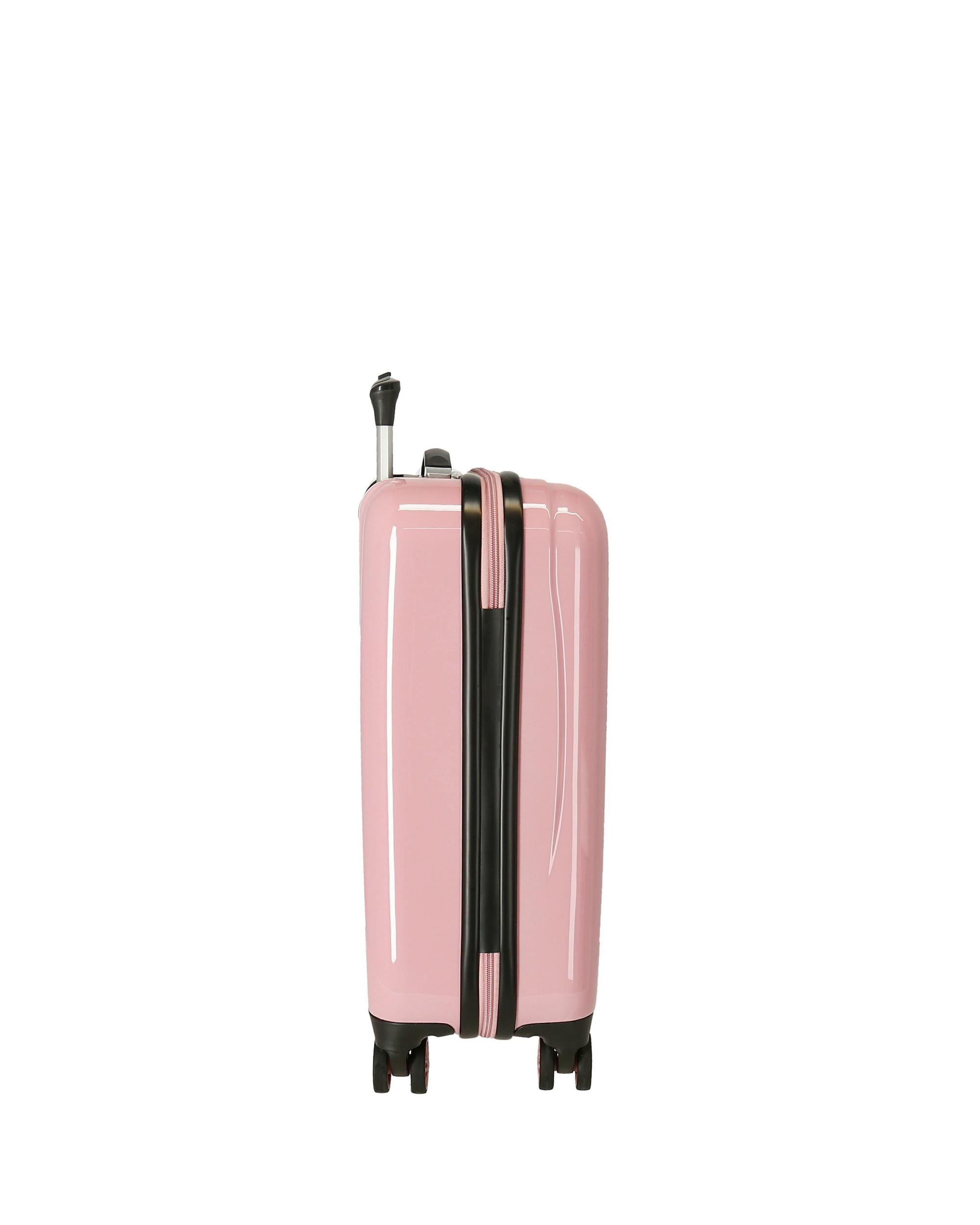 Mala de Cabine Infantil Minnie The Sound Of Nature com Capacidade de 34l Rosa-4