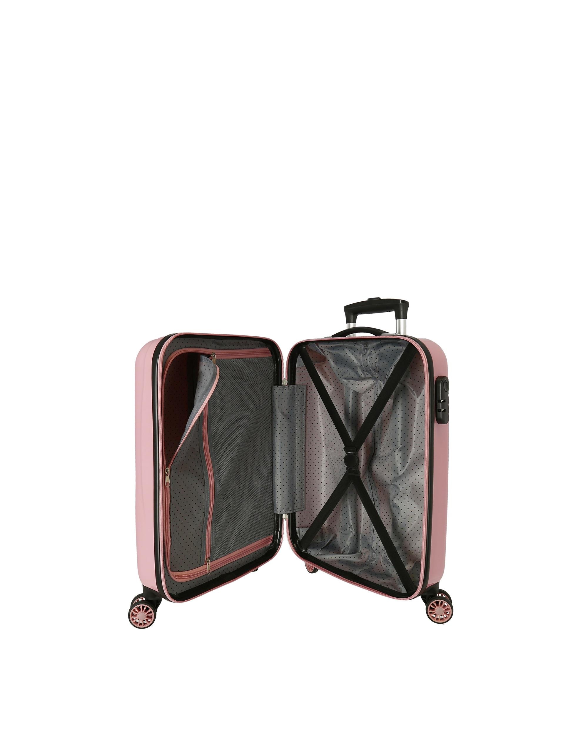 Mala de Cabine Infantil Minnie The Sound Of Nature com Capacidade de 34l Rosa-5