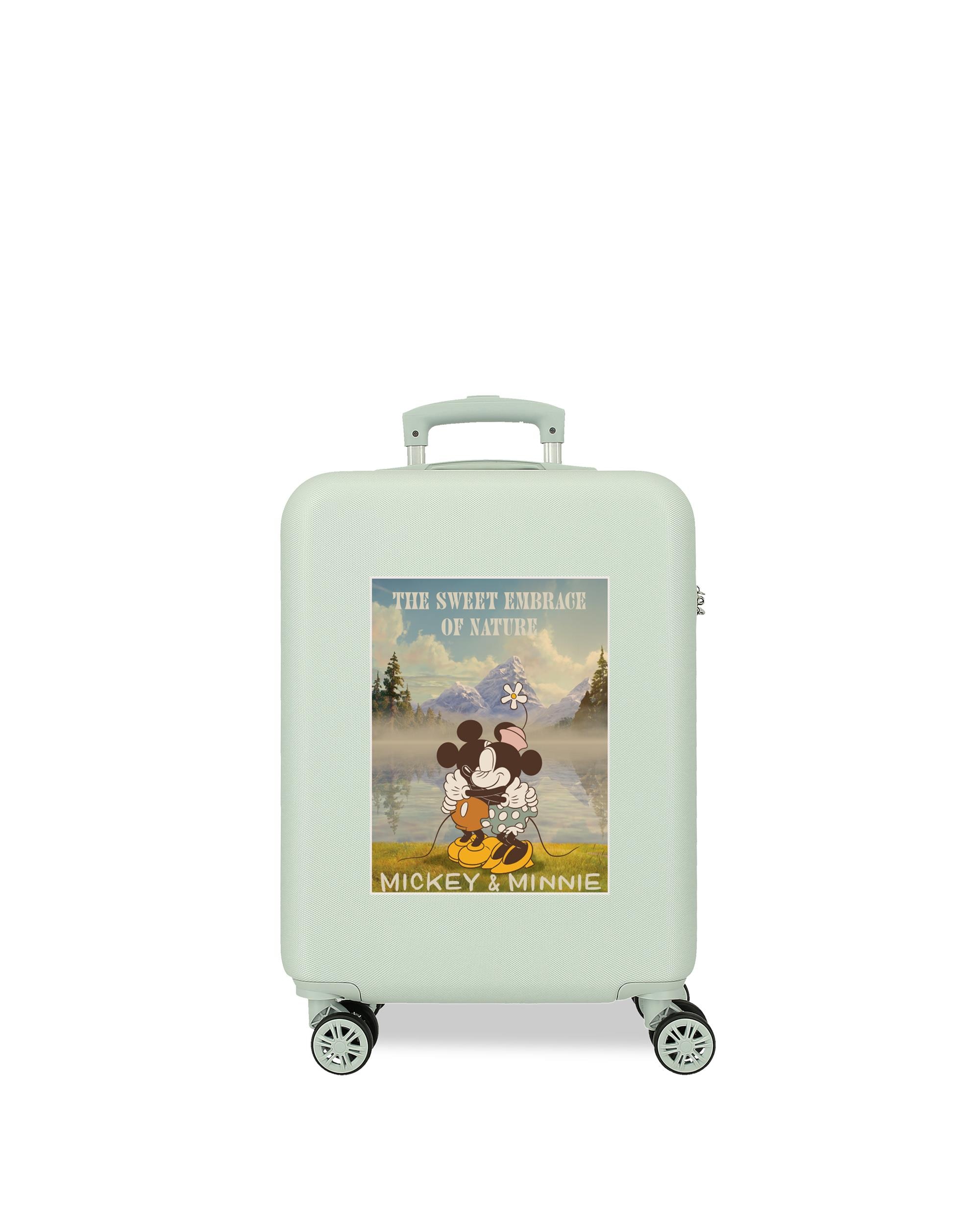 Mala de Cabine Minnie Nature Rígida com Capacidade de 34l Verde-1