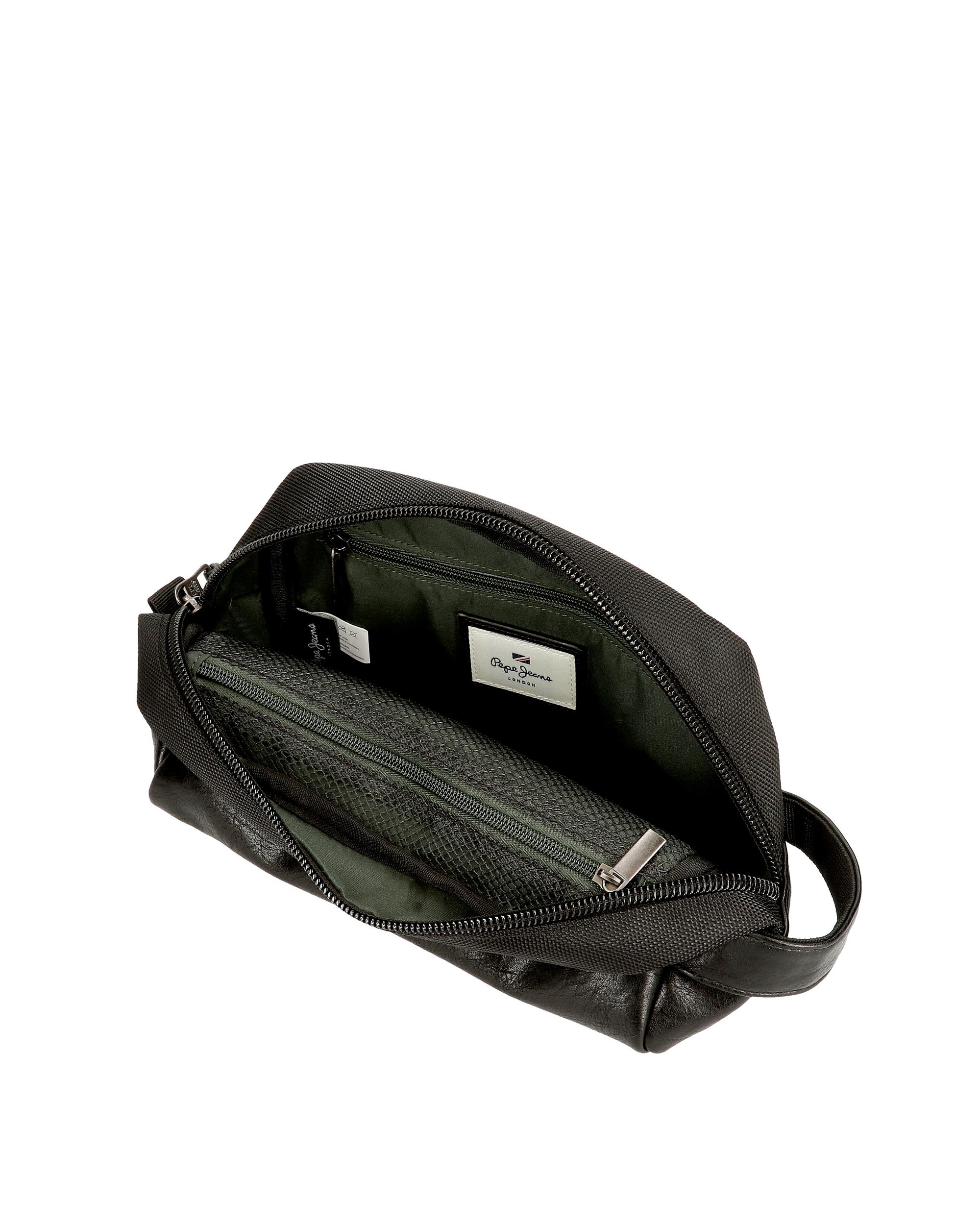 Mochila Adaptável Pepe Jeans Horley com Dois Compartimentos Preto-4