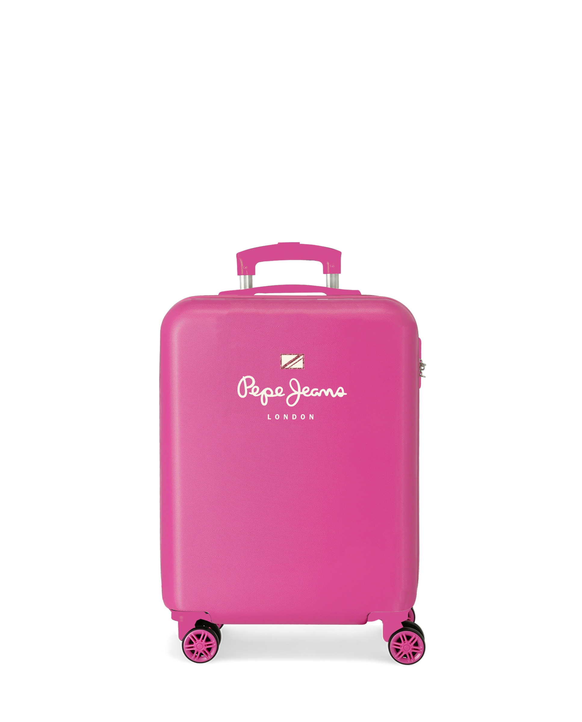 Mala de Cabine Luna Rígida 55 Cm Fúcsia com Capacidade de 35l Fúcsia-1
