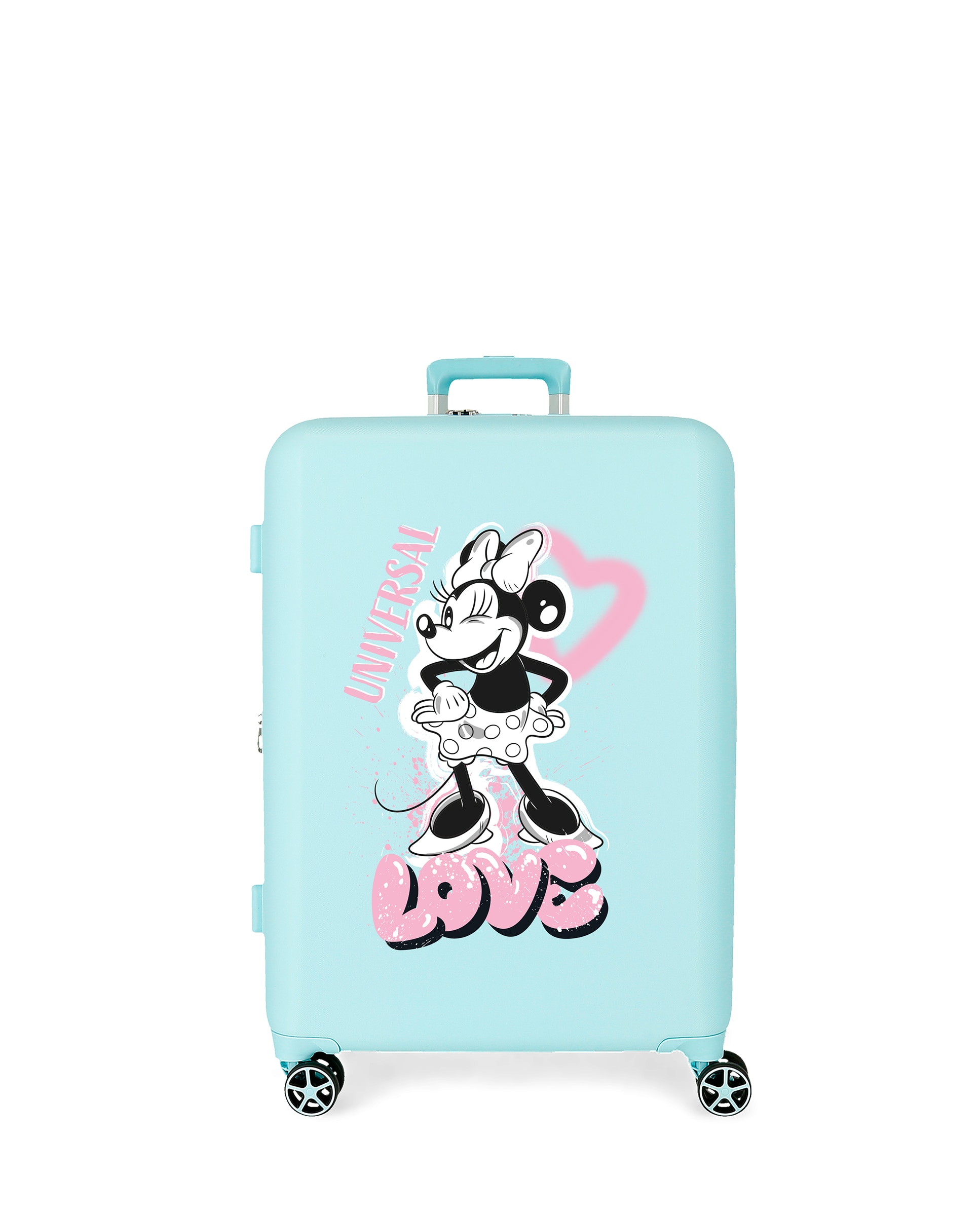 Mala Média com Expansível Minnie You Are Magic com Capacidade de 88l Azul-1