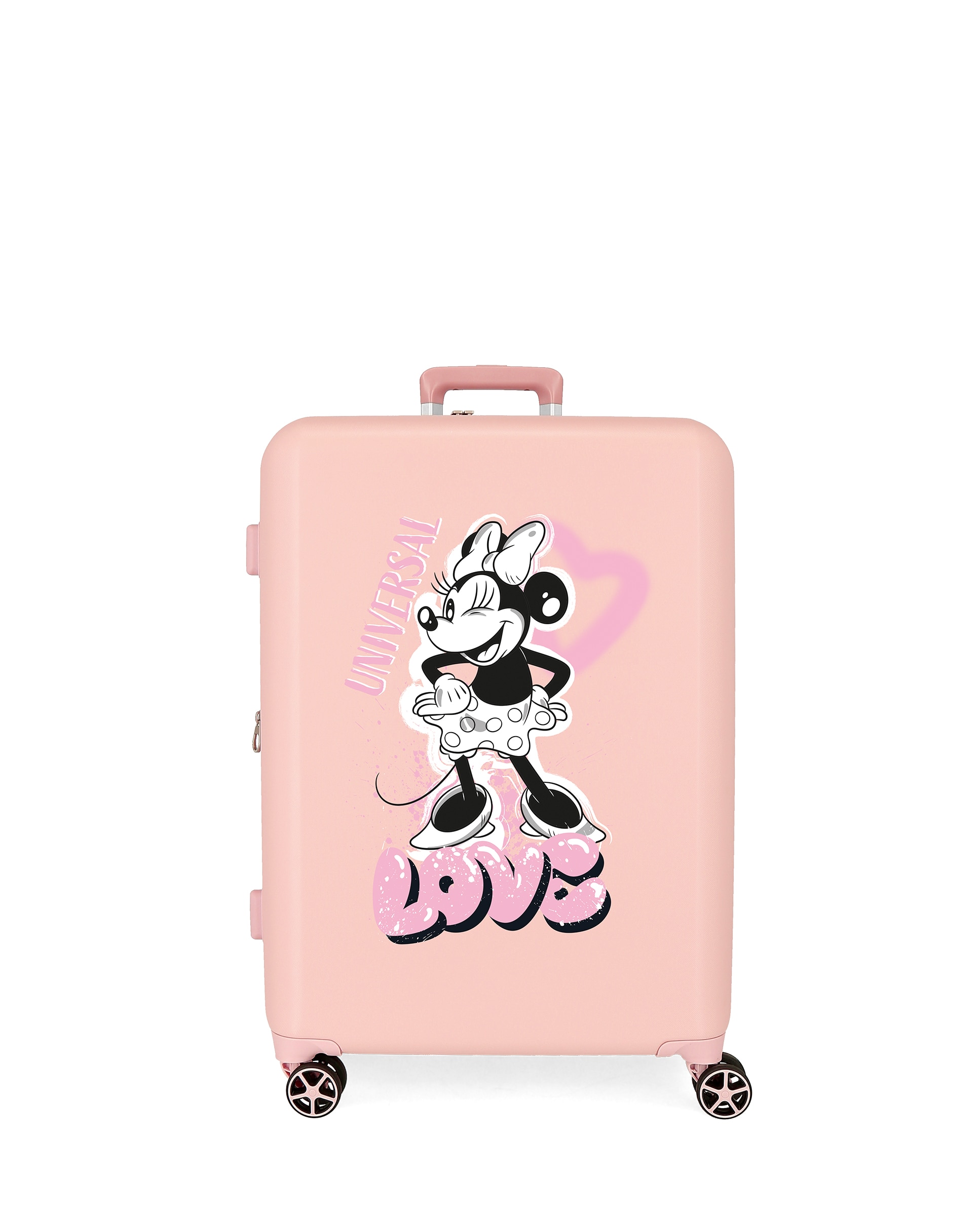 Mala Média com Expansível Minnie You Are Magic com Capacidade de 88l Rosa-1