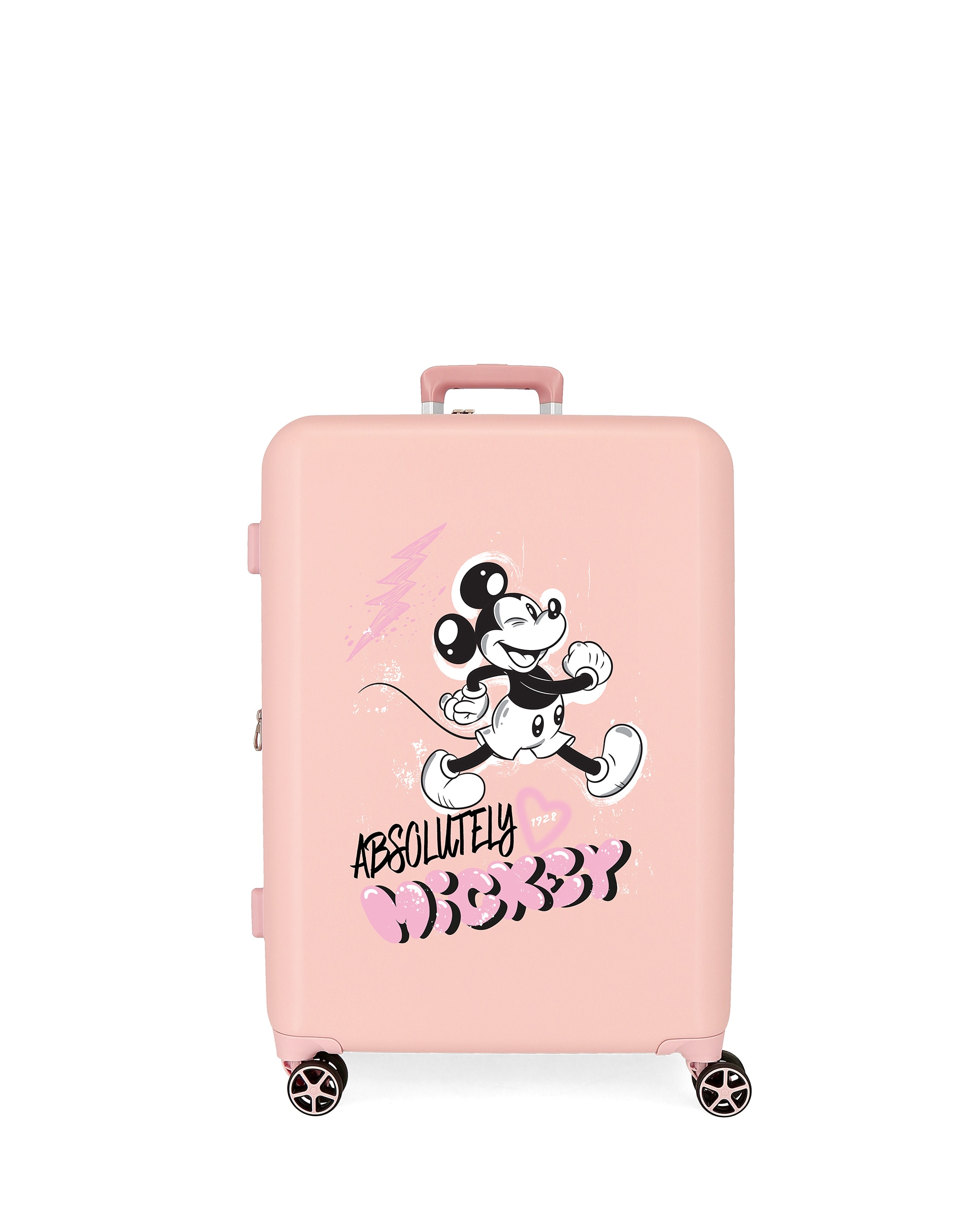 Mala Média com Expansível Minnie You Are Magic com Capacidade de 88l Rosa-1