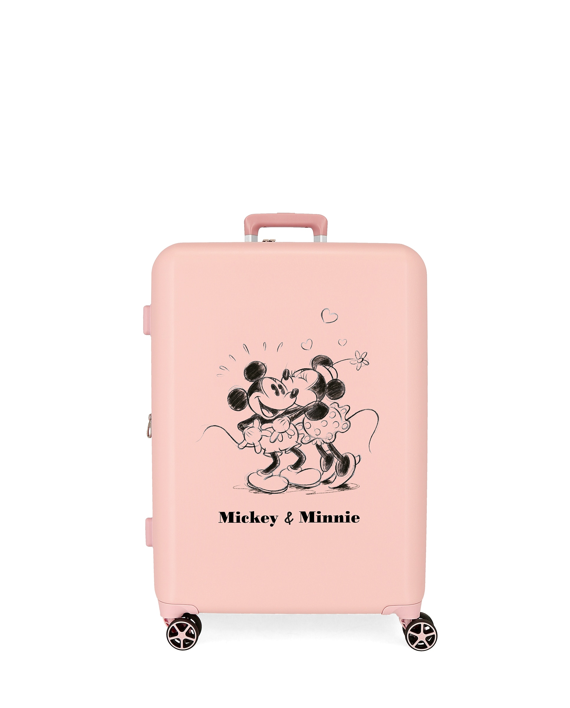 Mala Média com Expansível Minnie You Are Magic com Capacidade de 88l Rosa-1