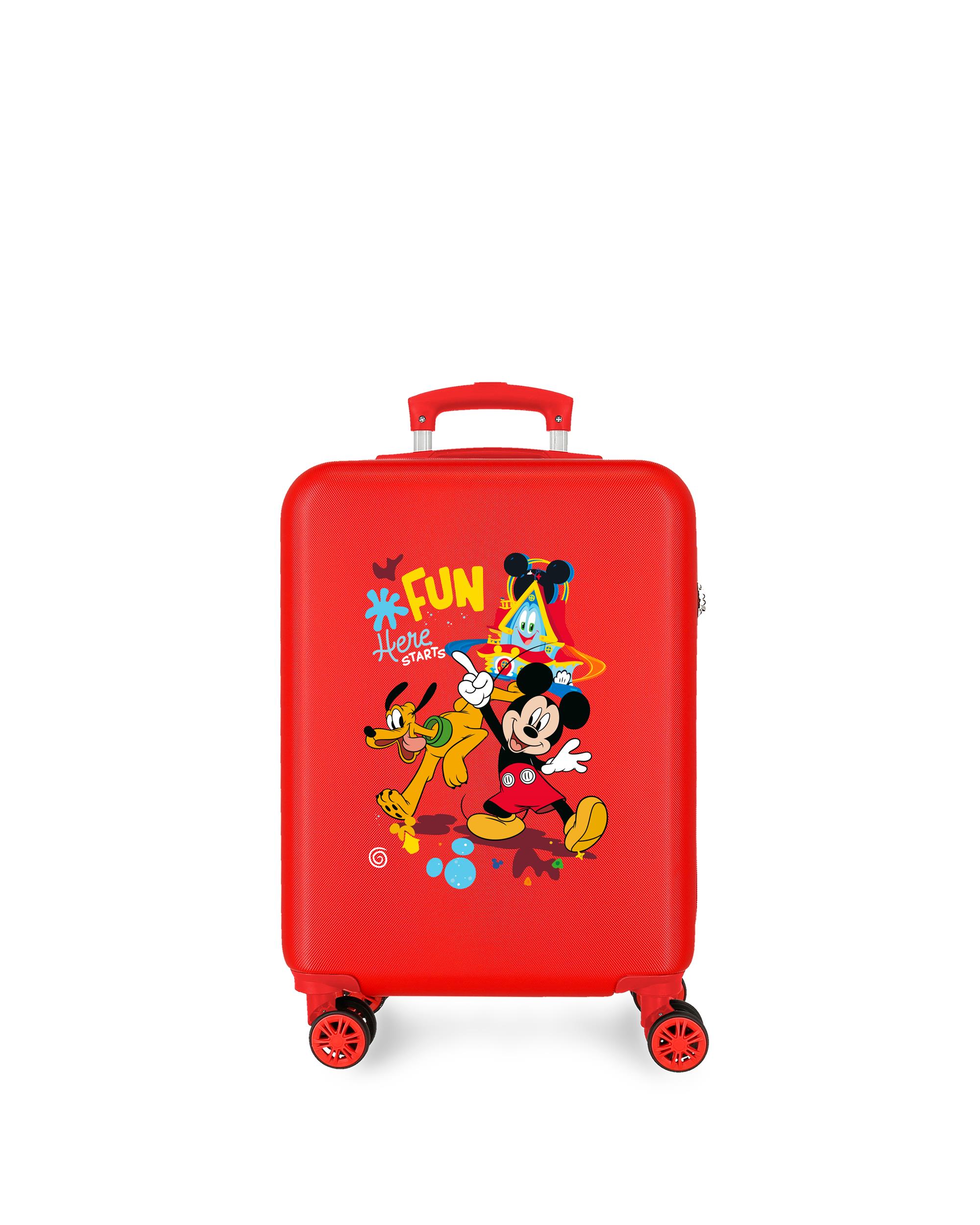 Mala de Cabine Fantasy Here Starts Rígida com Capacidade de 35 L Vermelho-1