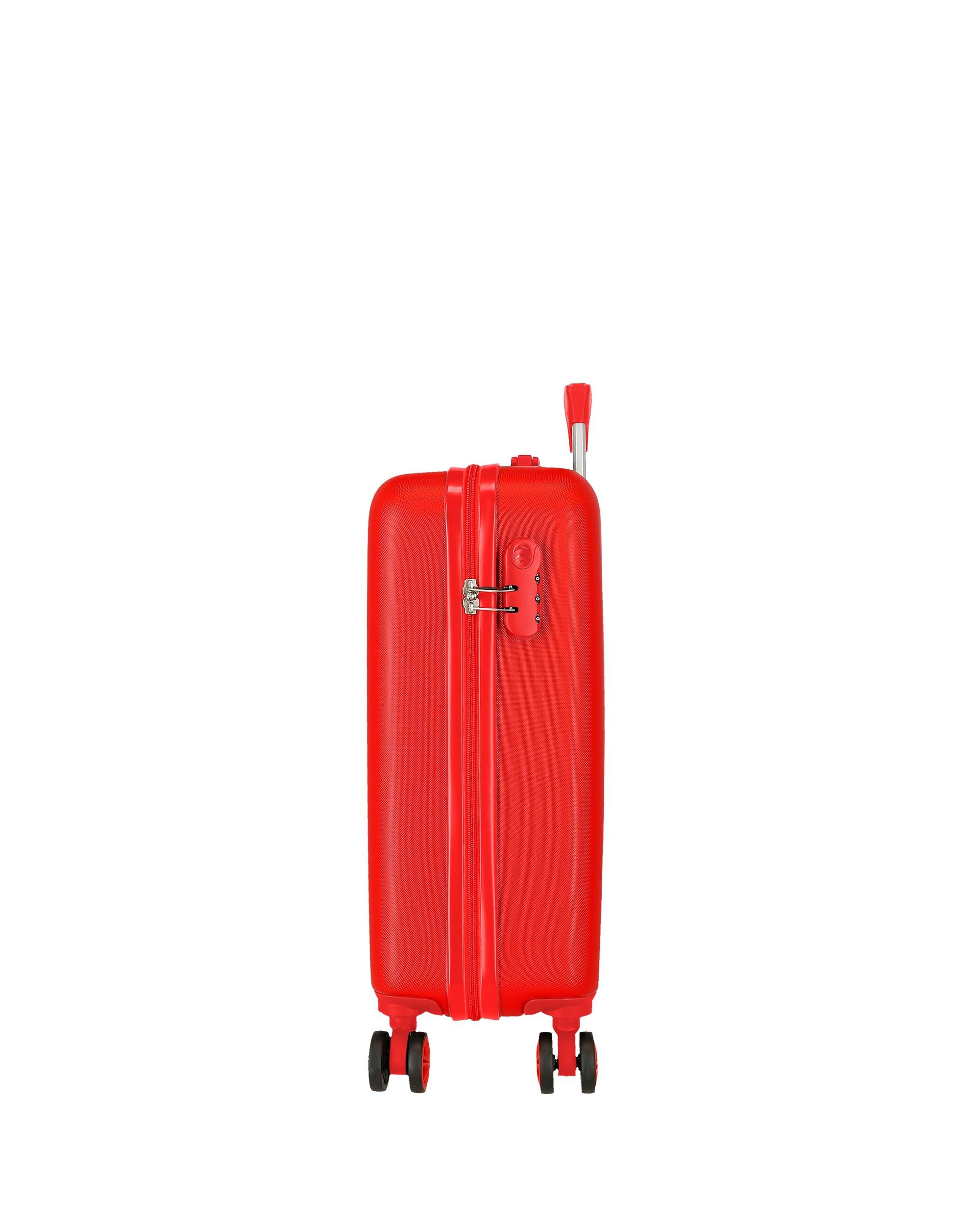 Mala de Cabine Fantasy Here Starts Rígida com Capacidade de 35 L Vermelho-2