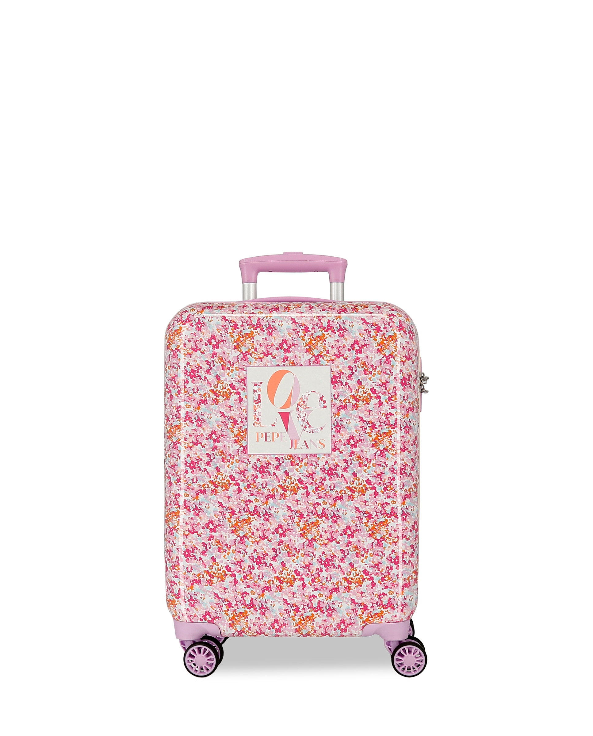 Mala de Cabine Sandra com Capacidade de 34l Rosa-1