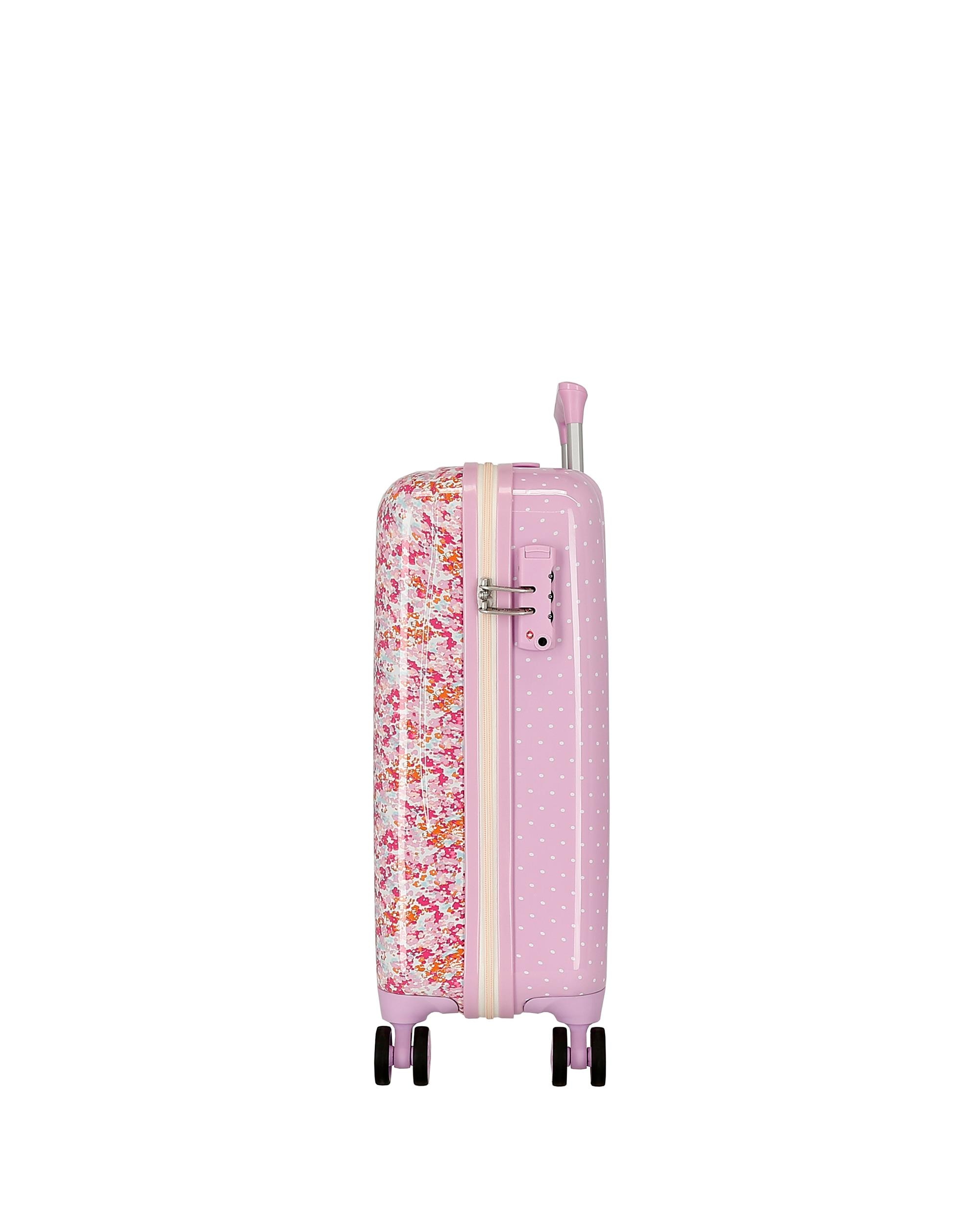 Mala de Cabine Sandra com Capacidade de 34l Rosa-4