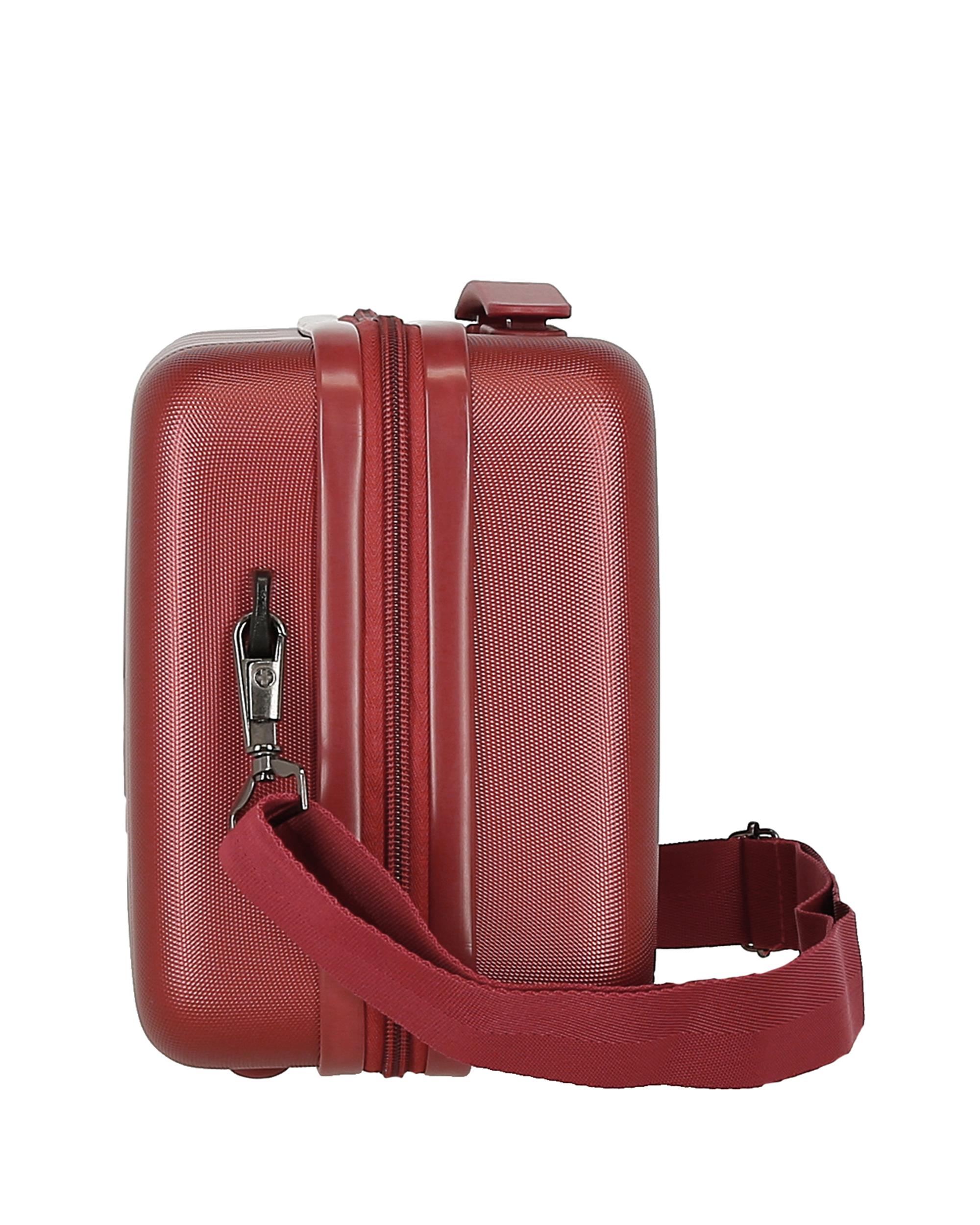 Necessaire Wood Rígido com Capacidade de 9l Vermelho-4