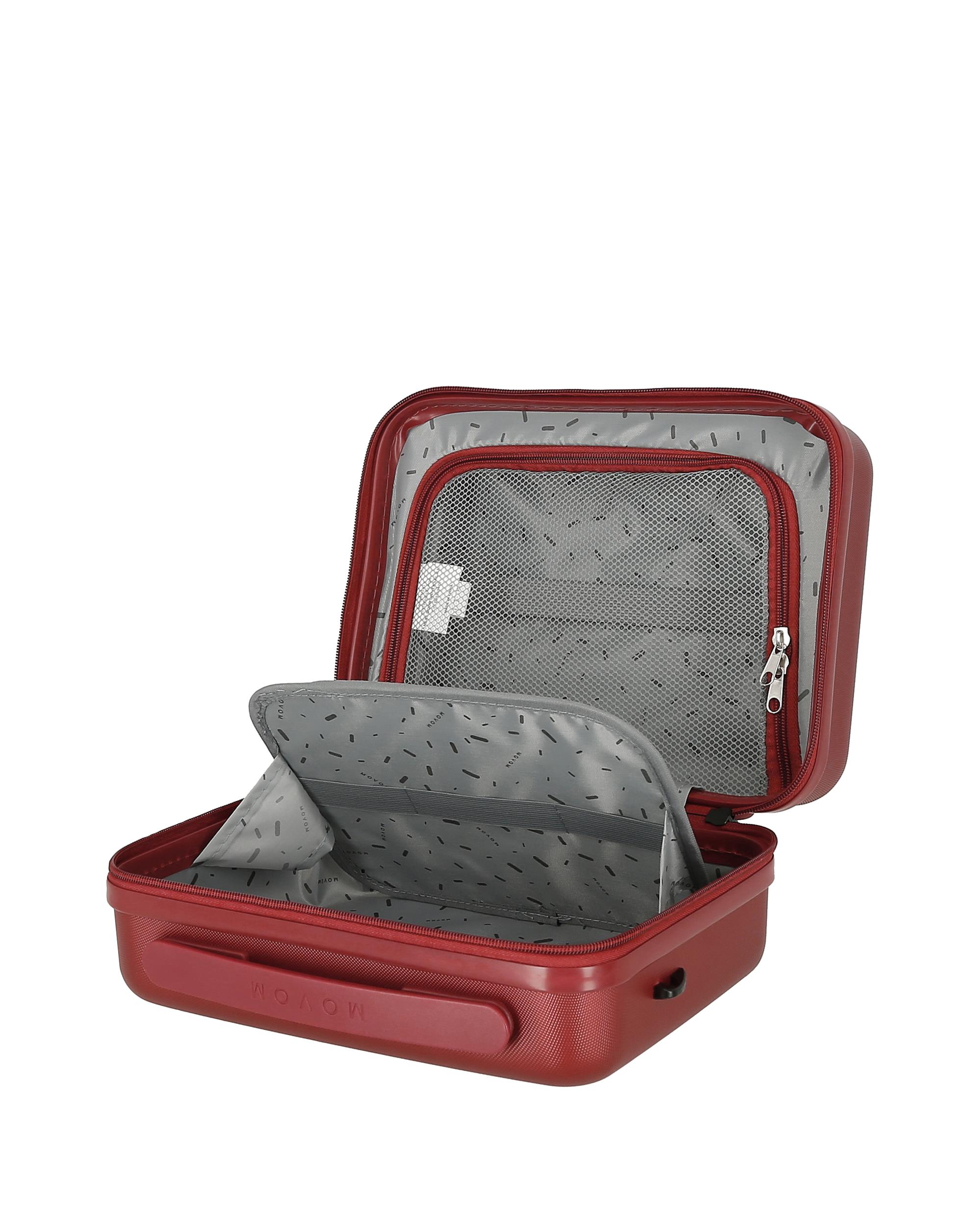 Necessaire Wood Rígido com Capacidade de 9l Vermelho-6