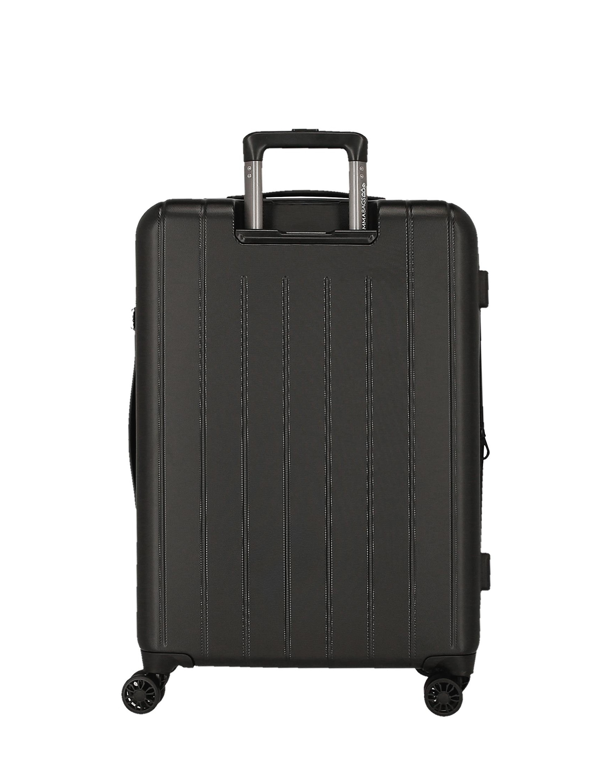 Conjuntos de Malas 55-68-78 Cm Expansível Movom Wood Abs com Capacidade de 217l em Preto Preto-3