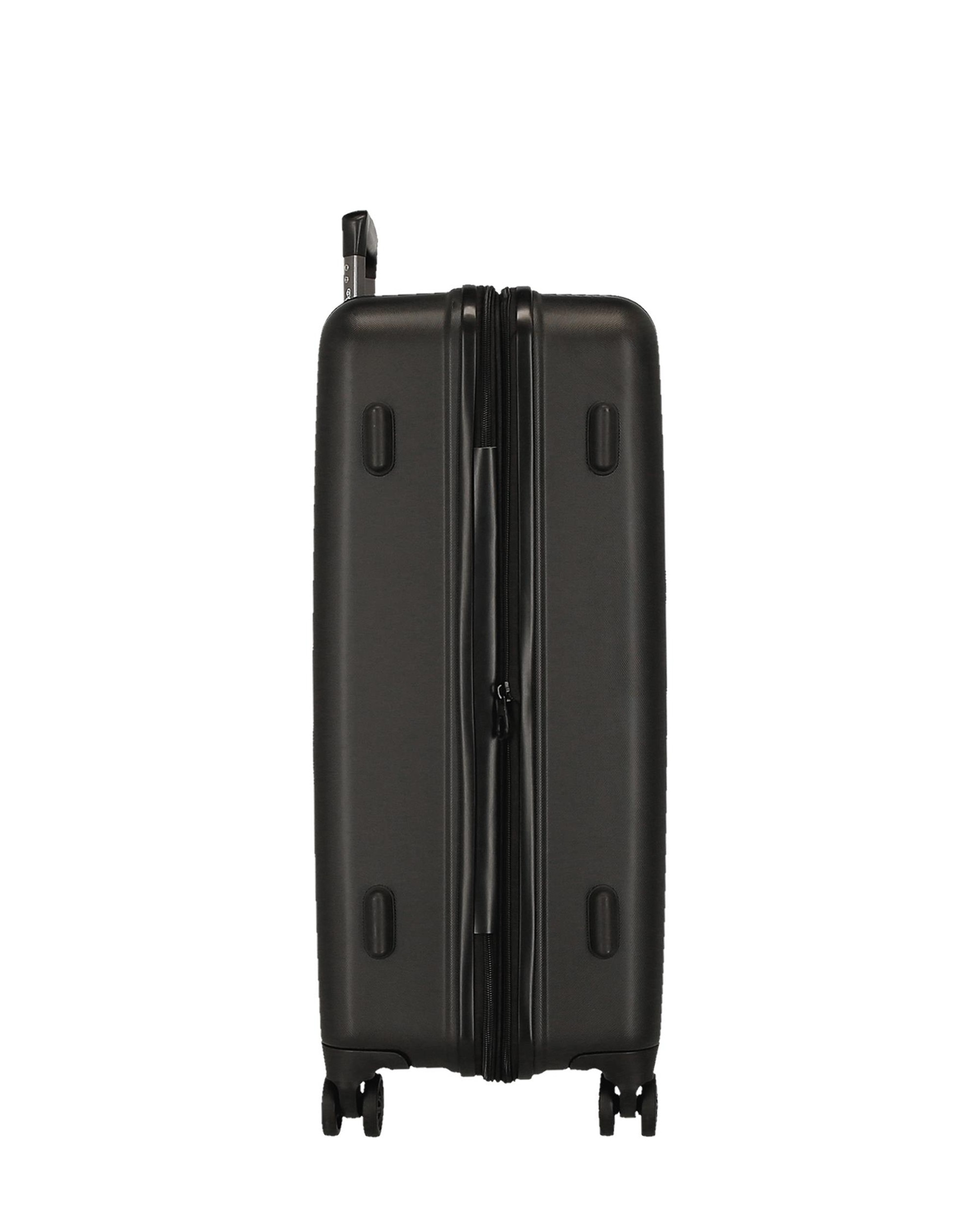Conjuntos de Malas 55-68-78 Cm Expansível Movom Wood Abs com Capacidade de 217l em Preto Preto-4