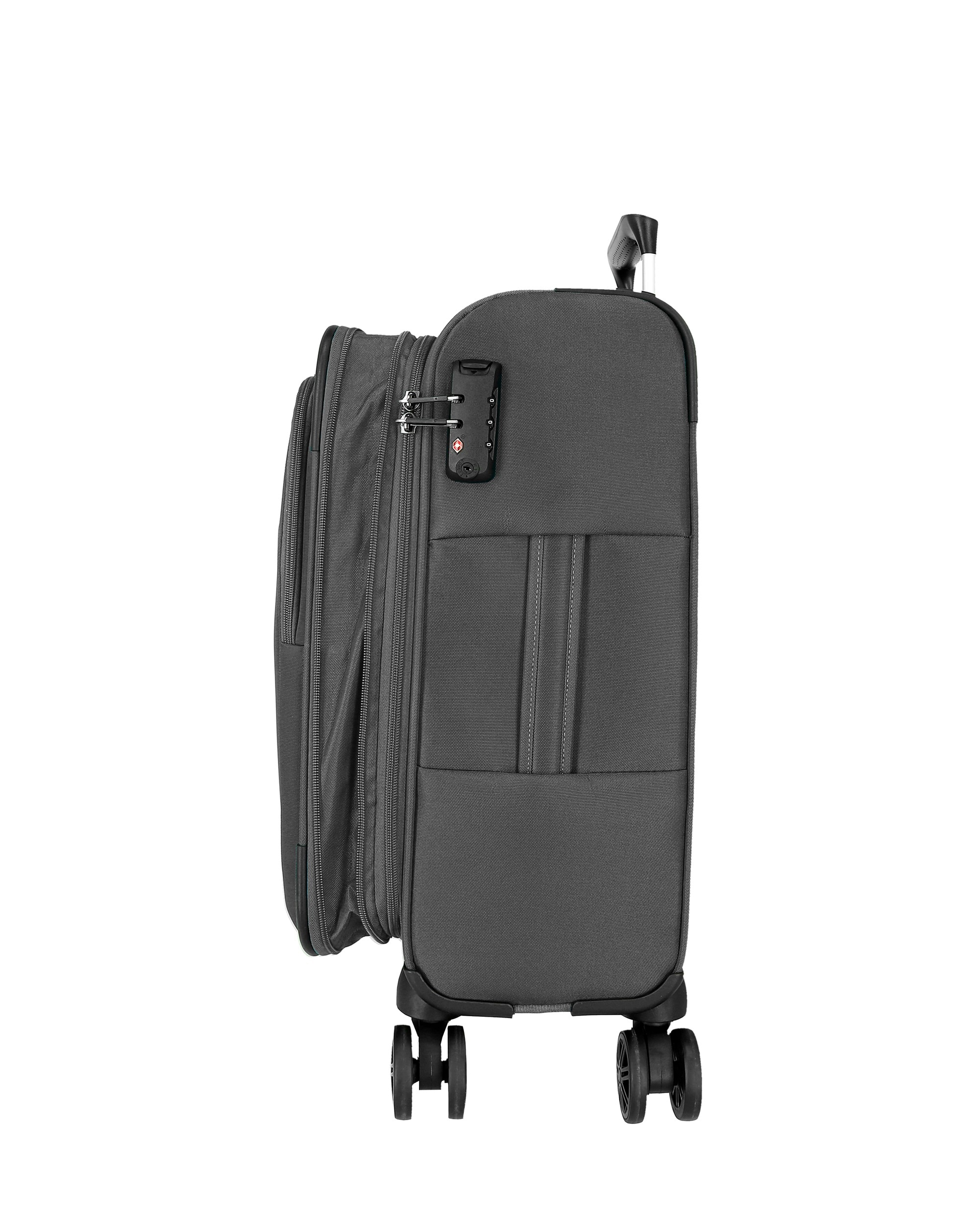 Mala de Cabine Atlanta Soft com Capacidade de 34l em Cinzento Cinzento-6