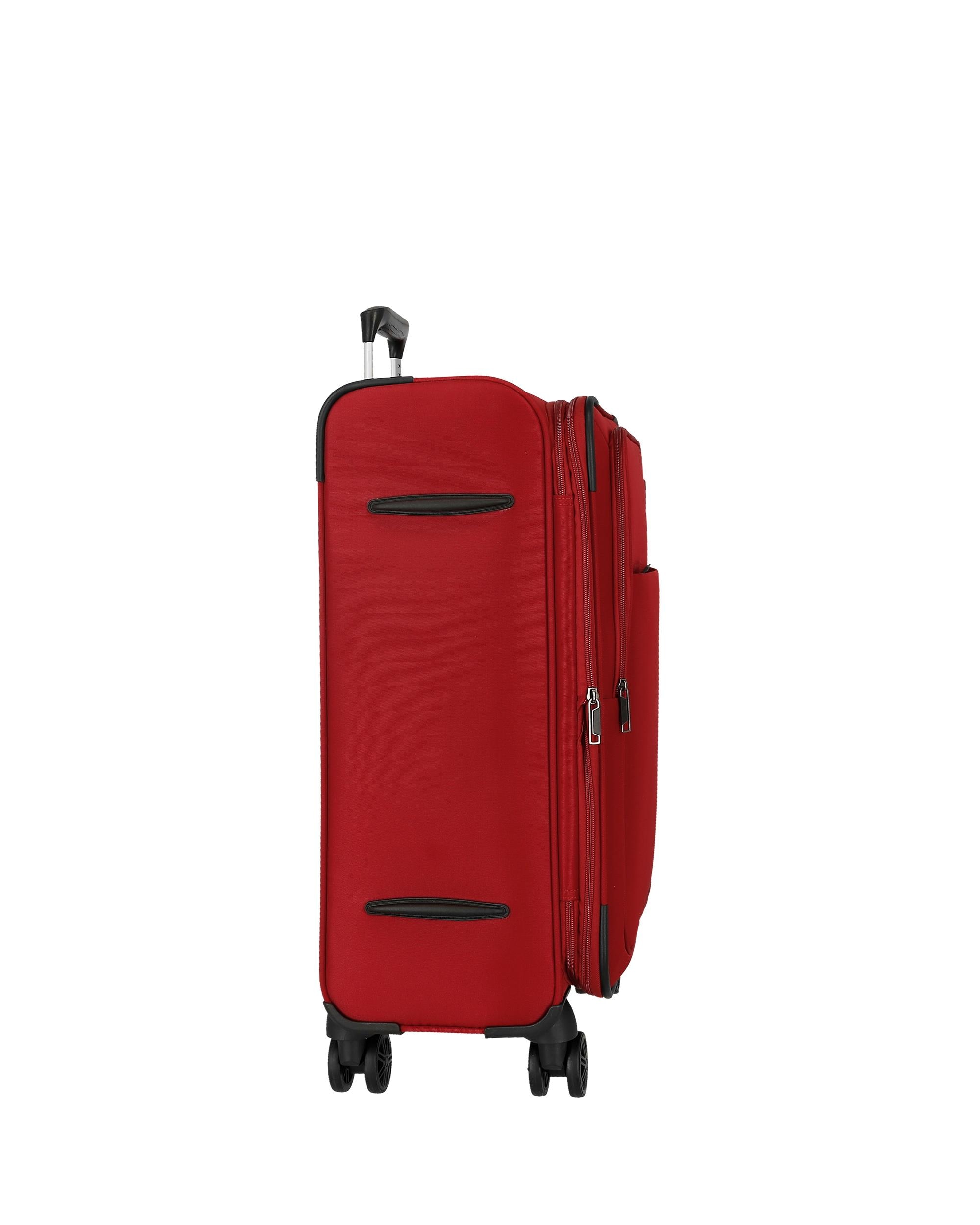 Mala Média Atlanta Macia com Capacidade de 59L Vermelho-4