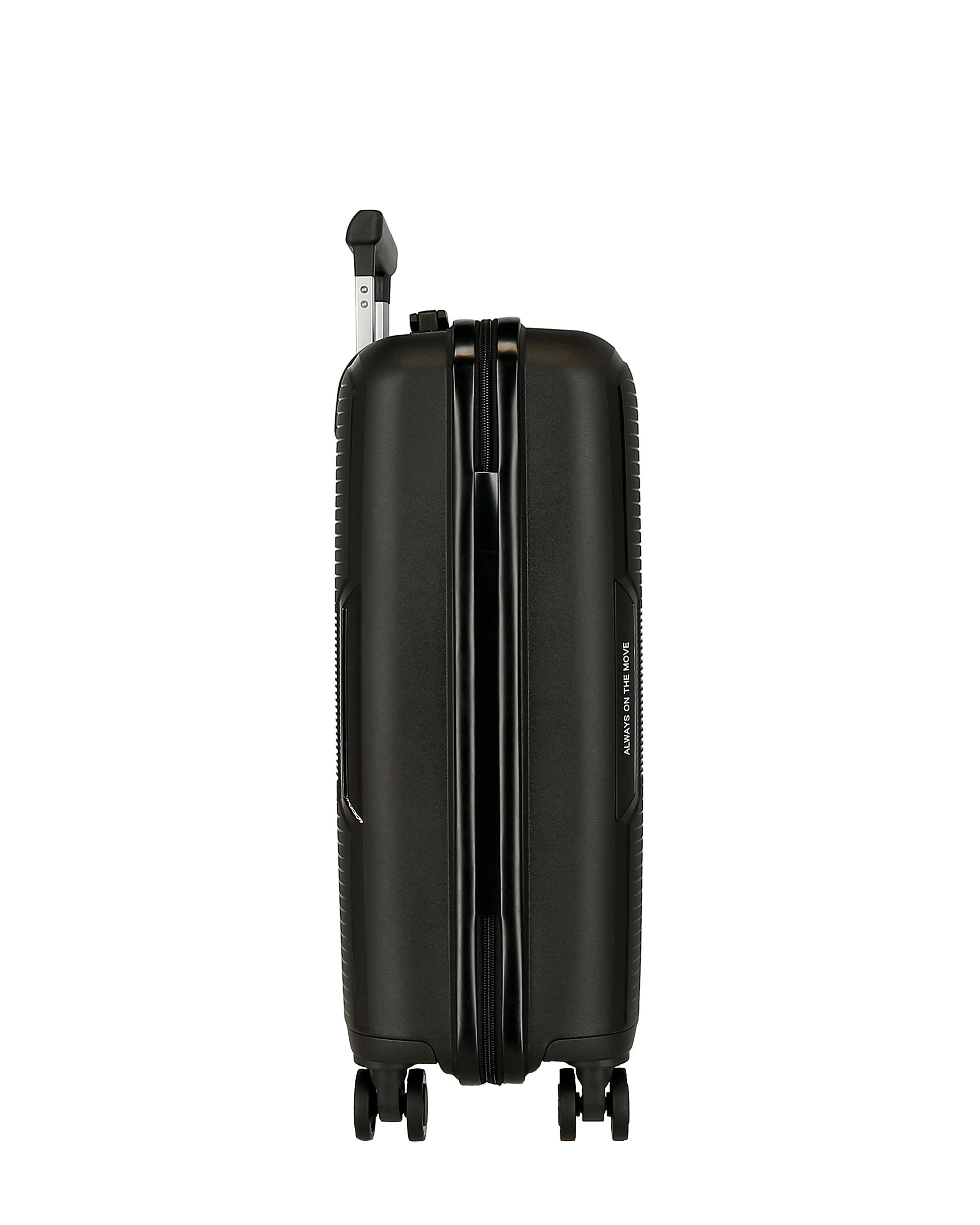 Mala de Cabine 55 Cm Inari com Capacidade de 37l em Preto Preto-4