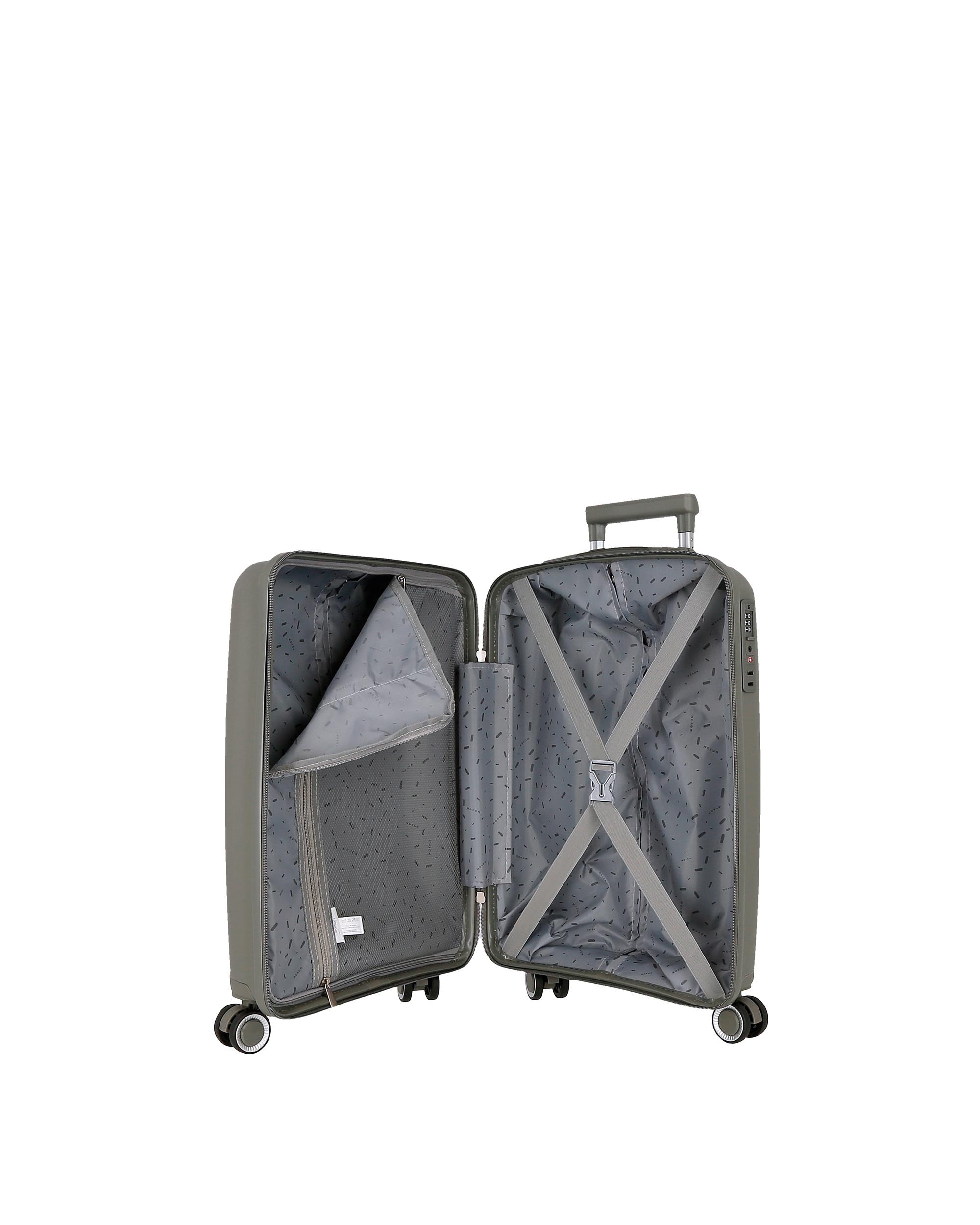 Mala de Cabine 55 Cm Inari com Capacidade de 37l Cinzento-5