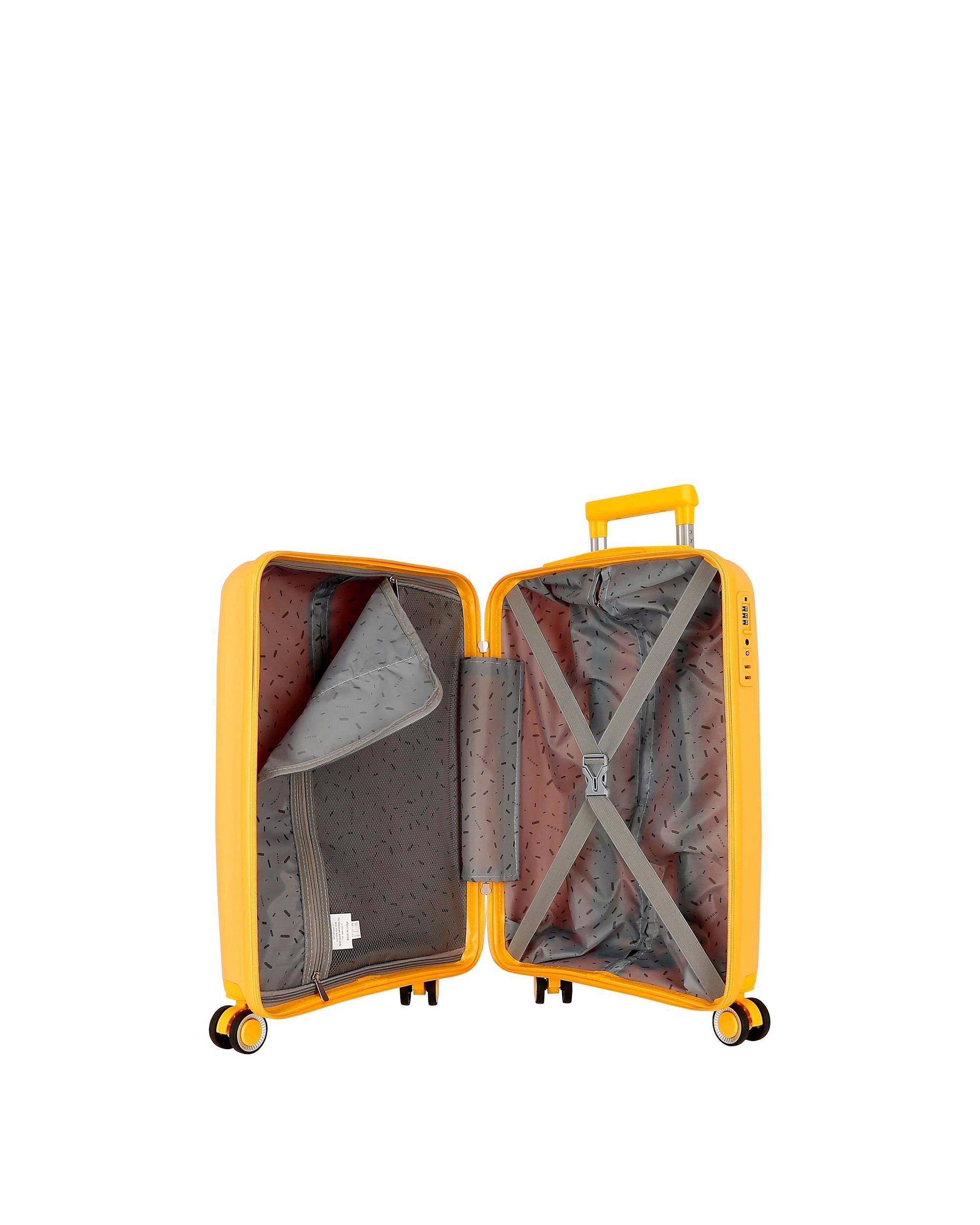 Mala de Cabine 55 Cm Inari com Capacidade de 37l Amarelo-5