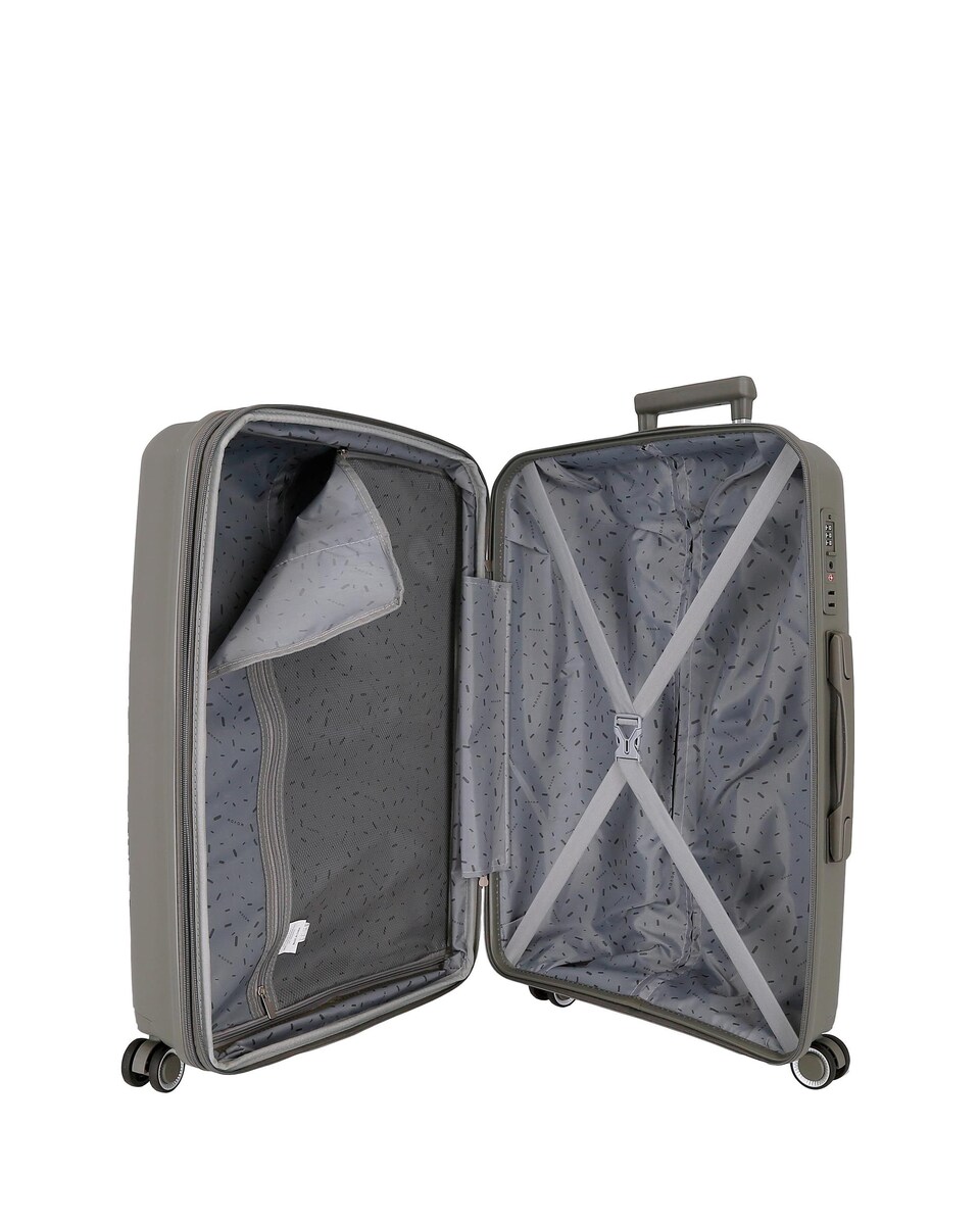 Mala Grande Inari Rígida com Capacidade de 108L Cinzento-5