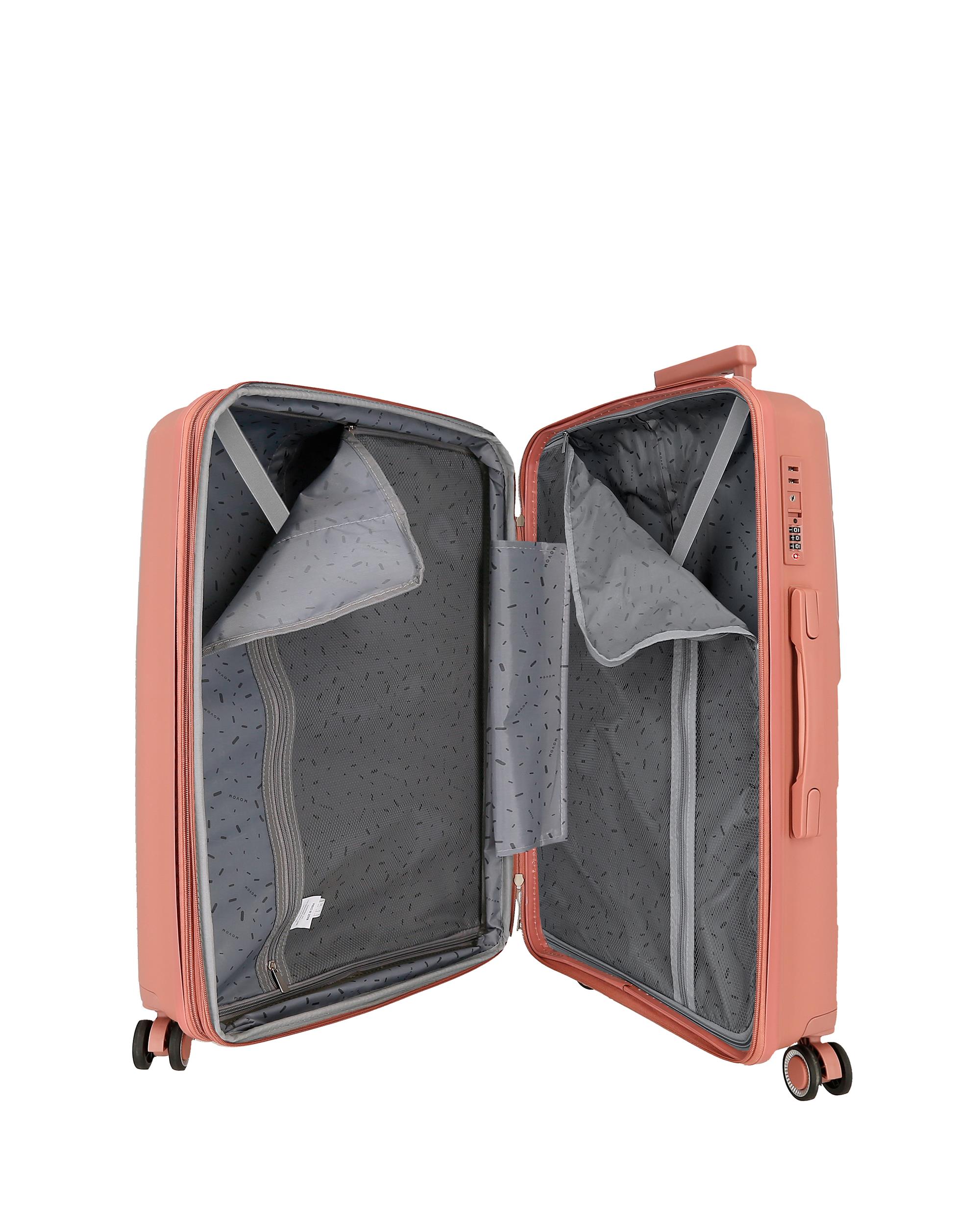 Mala Grande 78 Cm Inari Rígida com Capacidade de 108l em Amarelo Rosa-5