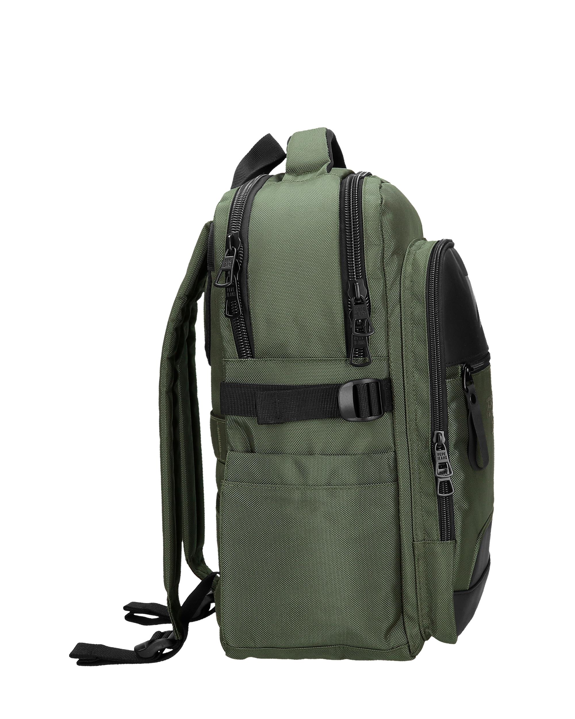 Mochila Porta Computador Adaptável 40 Cm Pepe Jeans Bromley 24 Azul Verde-2