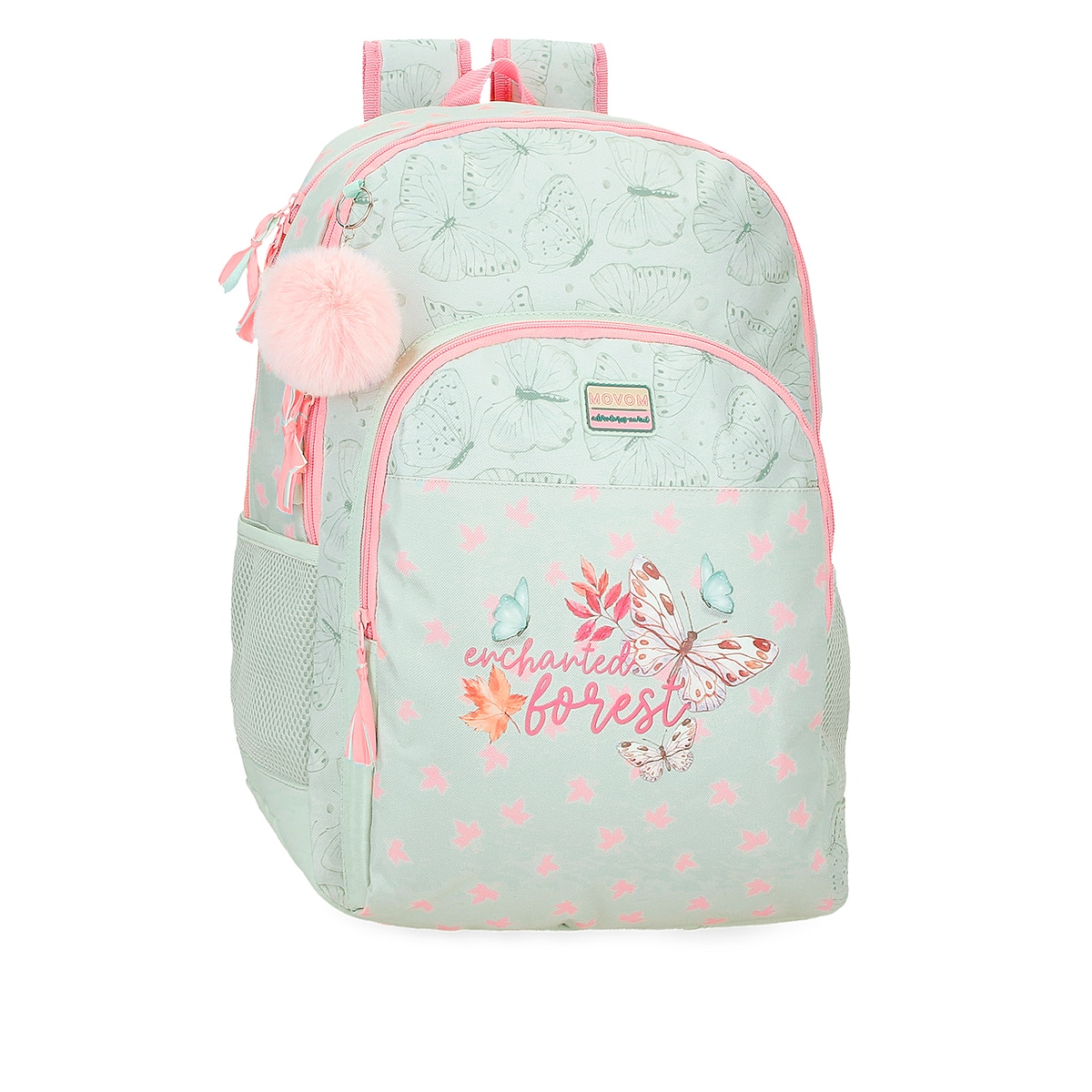 Imagem 0 de Mochila Escolar Enchanted Forest Adaptável a Carro com Dois Compartimentos e Bolsos Laterais