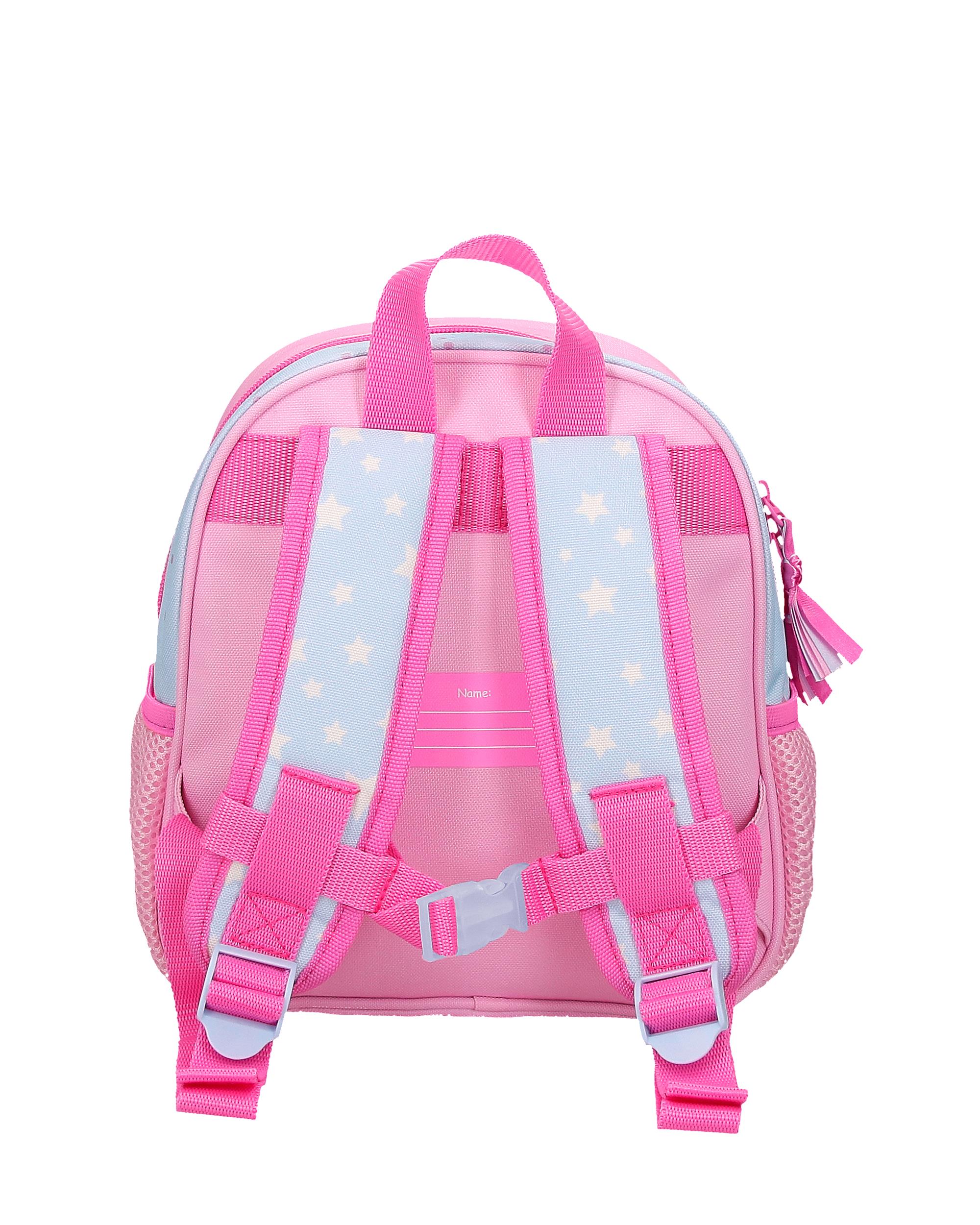 Mochila Pré-escolar I Am a Unicorn 25 Cm com Bolsos Laterais Azul-3