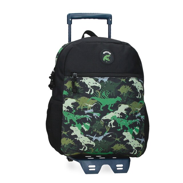 Imagem 0 de Mochila Escolar Movom Raptors 33 Cm com Carrinho e Bolso Frontal