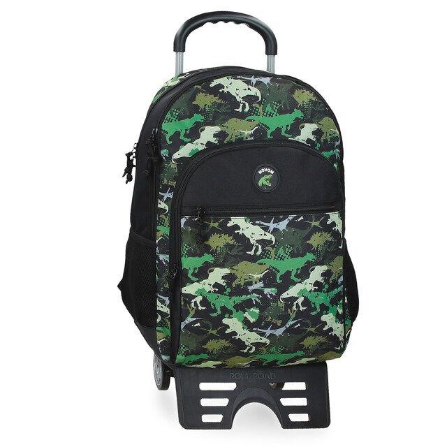 Imagem 0 de Mochila Escolar Movom Raptors com Trolley e Bolsos Laterais