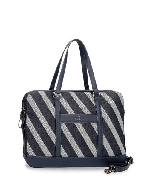 Imagem 0 de Pasta para Portátil Celine com Bolso Frontal - Azul