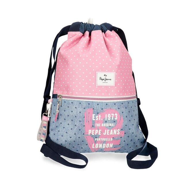 Imagem 0 de Bolsa esportiva Pepe Jeans  Noni Denim com bolso com fecho